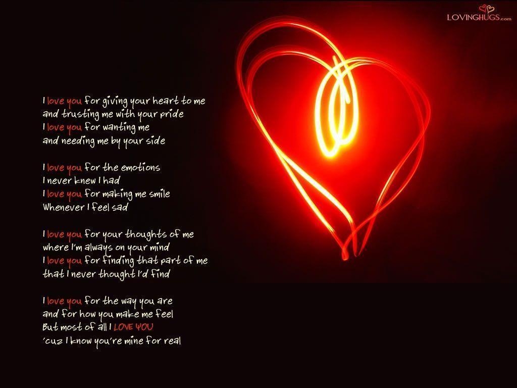 1030x770 i love you poem wallpaper, Desktop