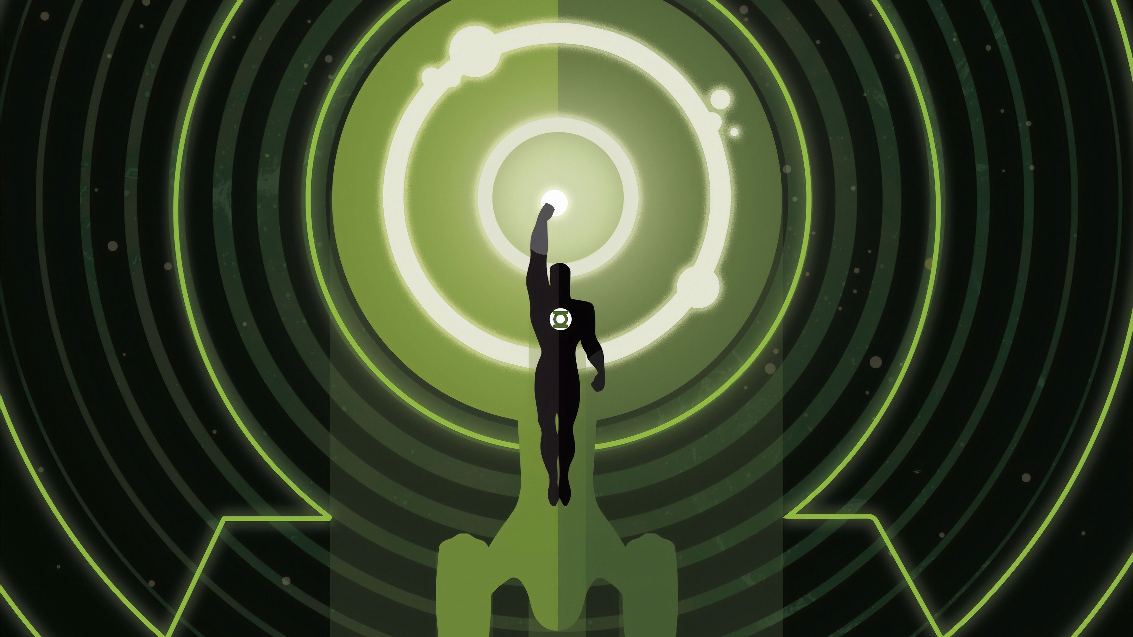 3840x2160 Green Lantern 4k Minimal, HD Superheroes, 4k Wallpaper, Image, Desktop