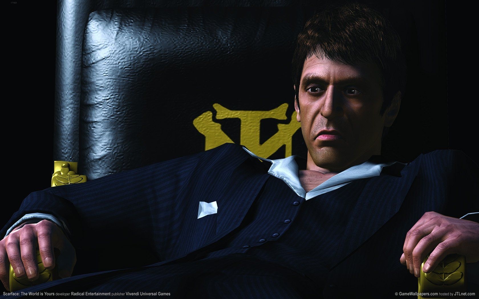 1680x1050 Free download Scarface Wallpaper tony montana al pacino  [] for your Desktop, Mobile & Tablet. Explore Tony Montana Wallpaper. Scarface HD Wallpaper, Scarface Wallpaper, Montana Image Wallpaper, Desktop