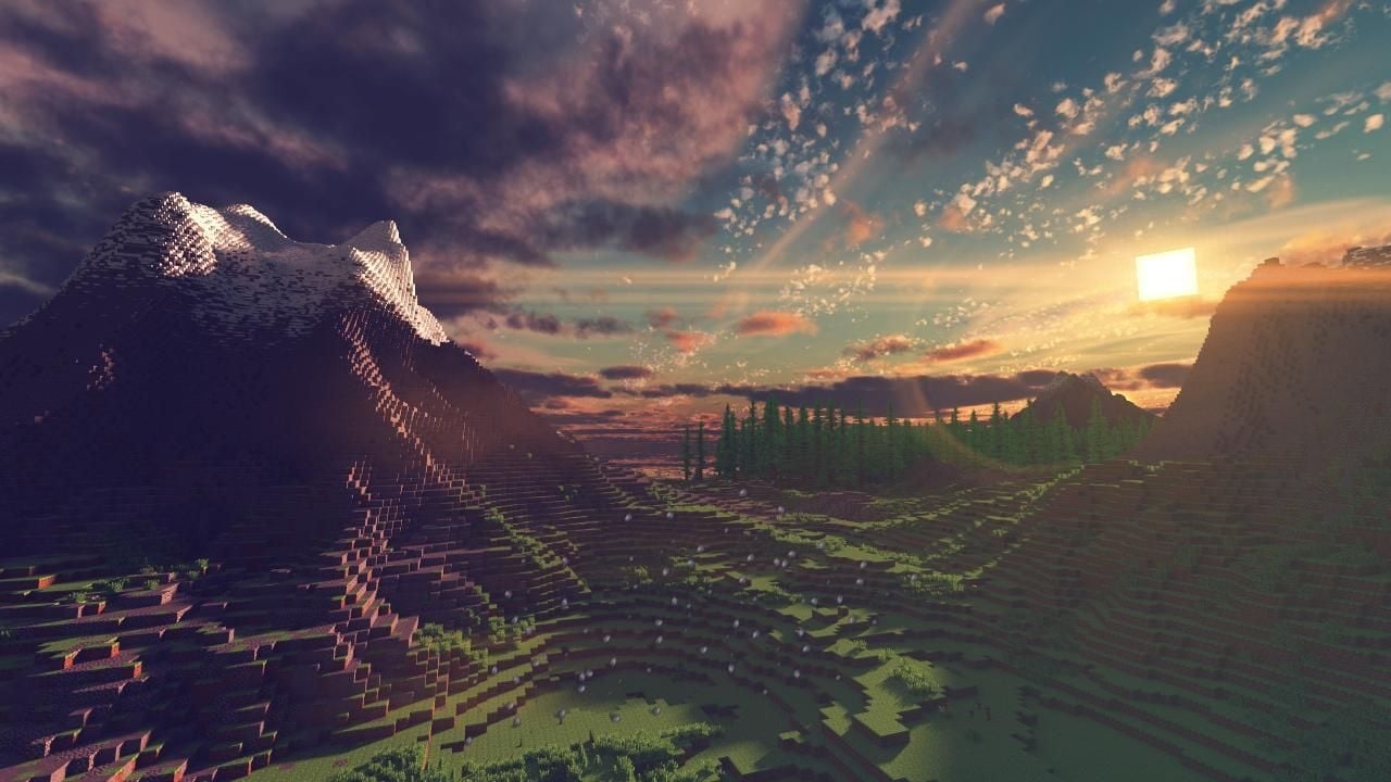 1280x720 Minecraft Shaders Landscape Wallpaperbox Wallpaper, Desktop