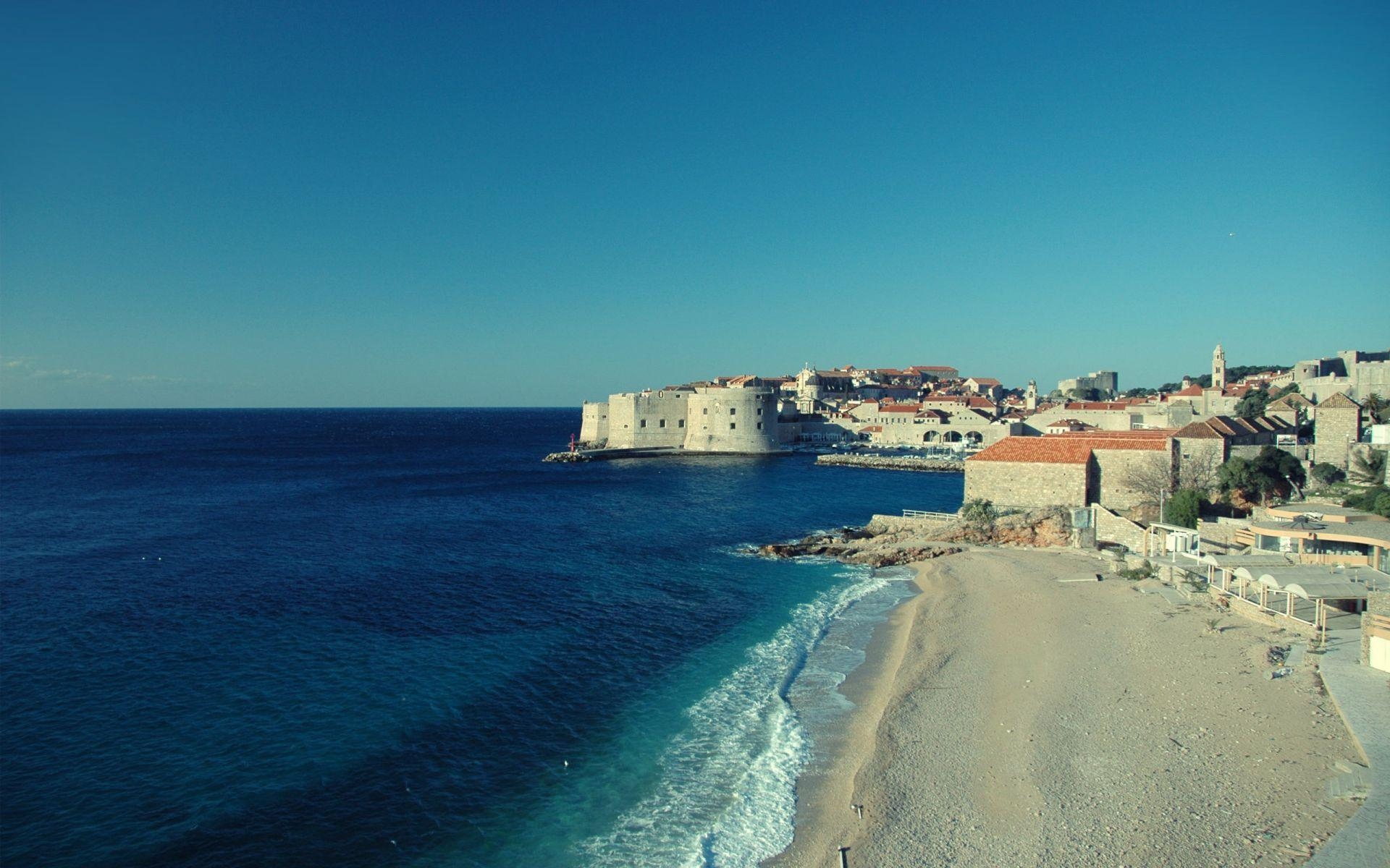 1920x1200 Banje beach, Dubrovnik, Croatia HD Wallpaper. Background Image, Desktop