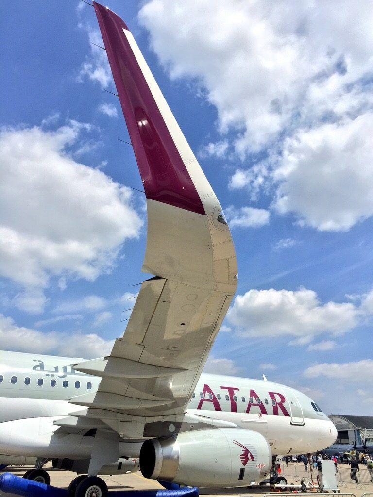 770x1030 Qatar Airways Fleet Display Dominates Paris Air Show, Phone