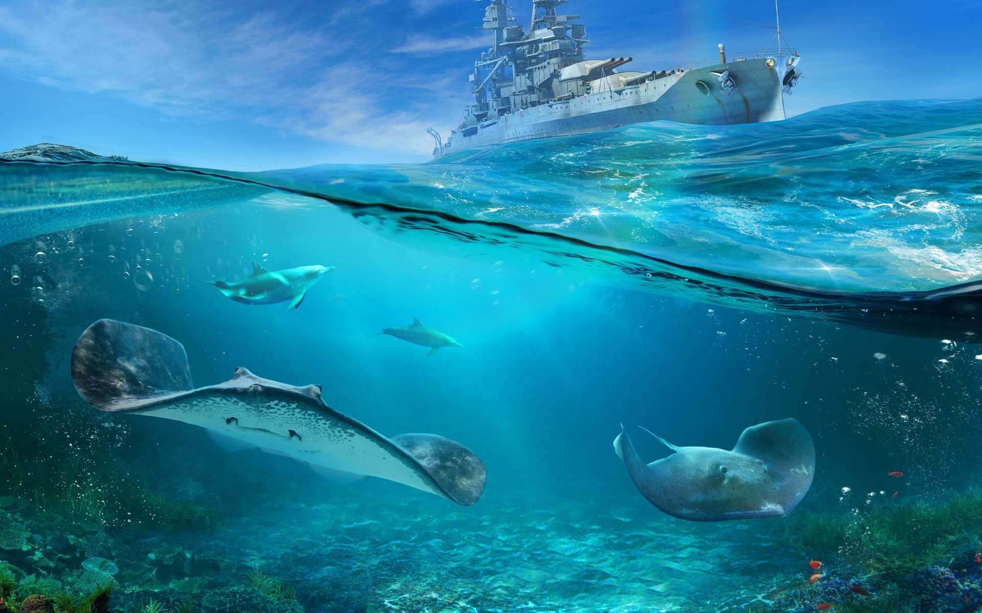 1920x1200 World of Warships World Oceans Day Wallpaper, Desktop