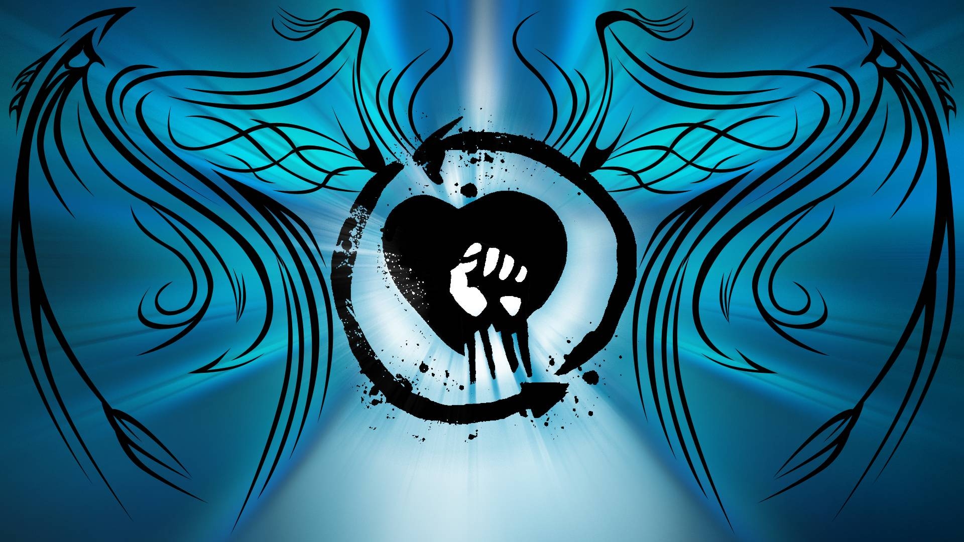 1920x1080 Rise Against tribal wings, Desktop