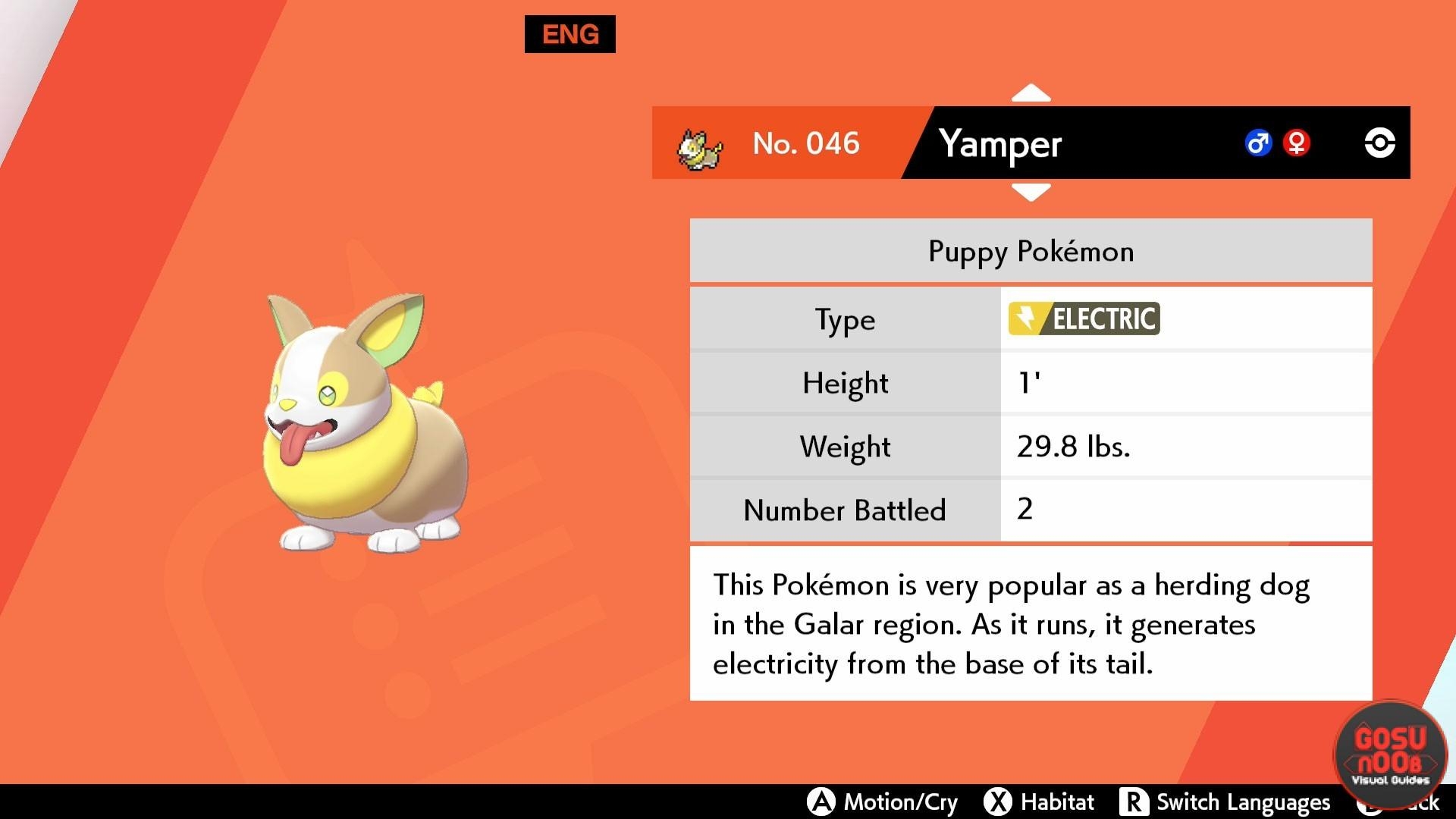 1920x1080 Pokemon Sword & Shield Yamper Location, Desktop