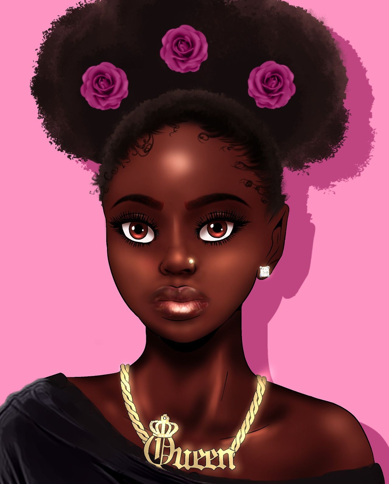 1280x1590 Natural Hair Queens. Black girl magic art, Black, Phone