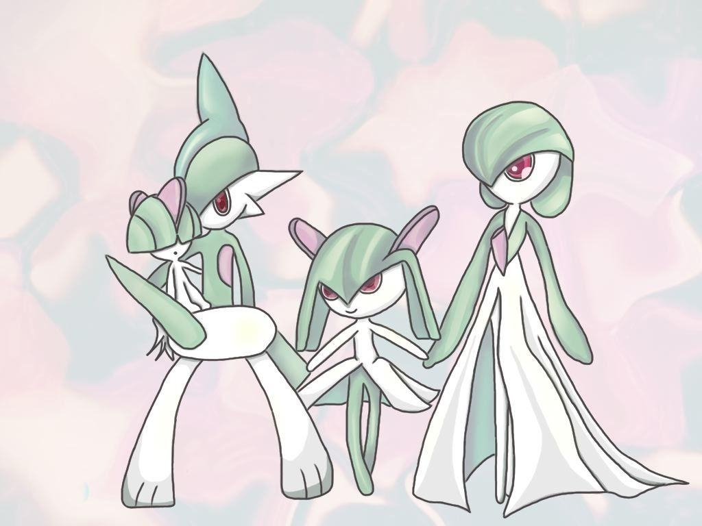 1030x770 Ralts, Kirlia, Gardevoir And Gallade By Caffeine Victim, Desktop