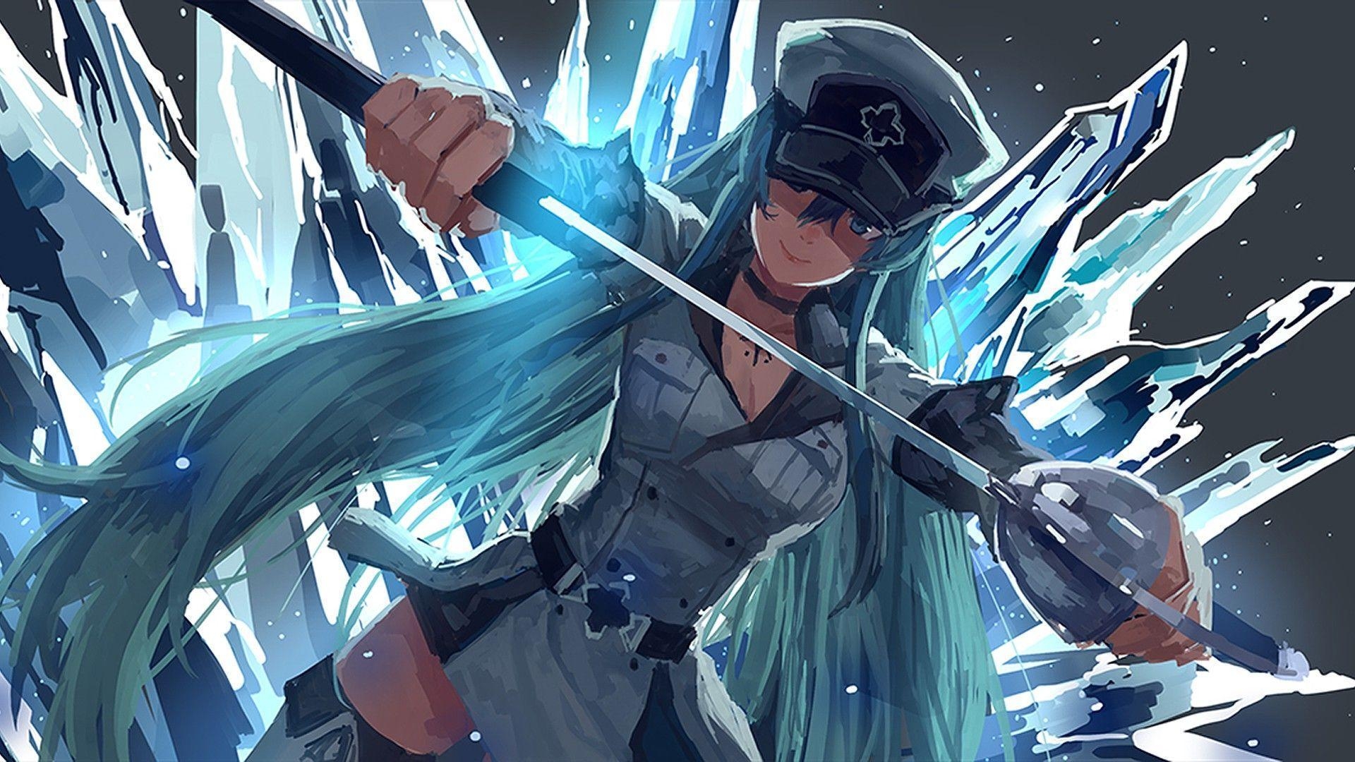 1920x1080 Esdeath, Akame Ga Kill!, Anime, Anime Girls, Ice Wallpaper HD, Desktop