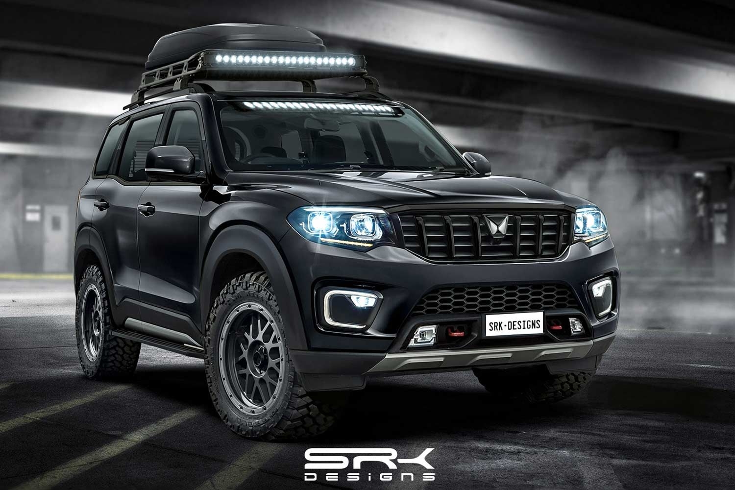 1500x1000 2022 Mahindra Scorpio N Imagined As A Sinister Looking All Back Off Road Vehicle. Scorpio Car, Mahindra Scorpio New Model, Offroad, Desktop