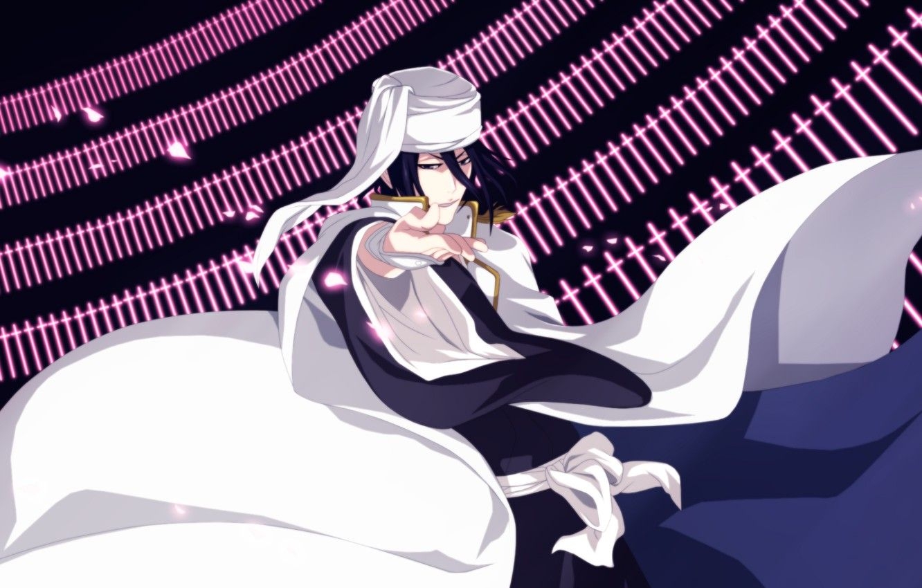 1340x850 Photo Wallpaper Bleach, Bleach, Byakuya Kuchiki Thousand Year Blood War, Desktop