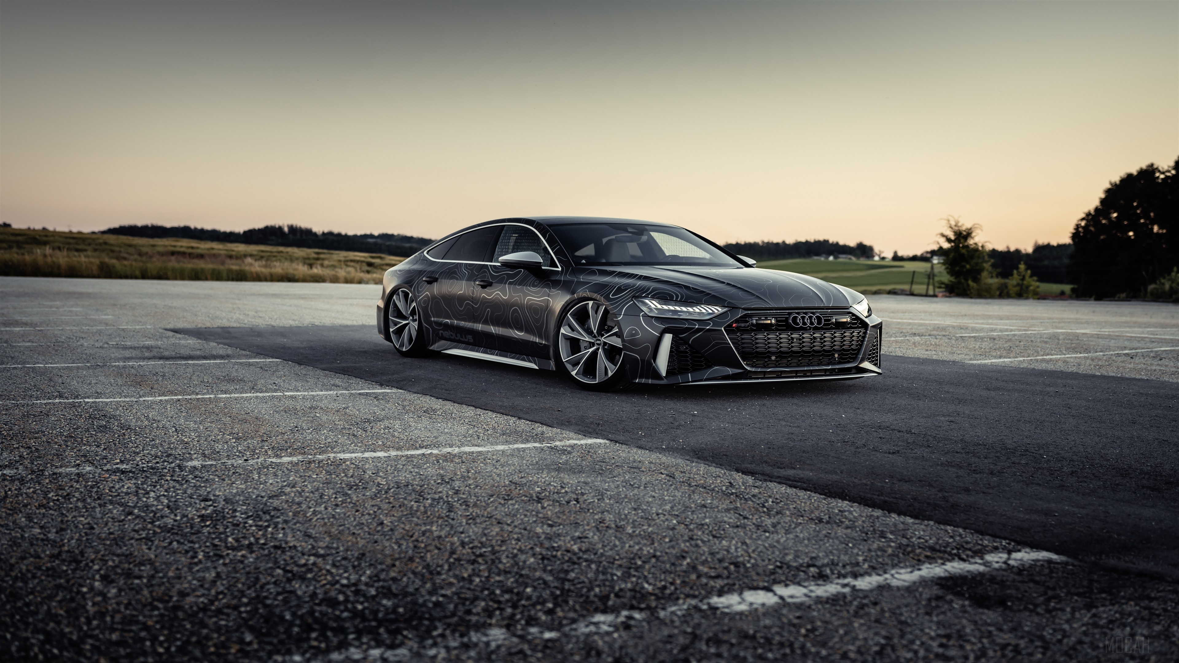 3840x2160 Black Box Richter Audi RS 7 Sportback 4k Gallery HD Wallpaper, Desktop