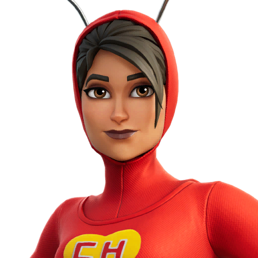 520x520 Guerrera Colorada Fortnite wallpaper, Phone