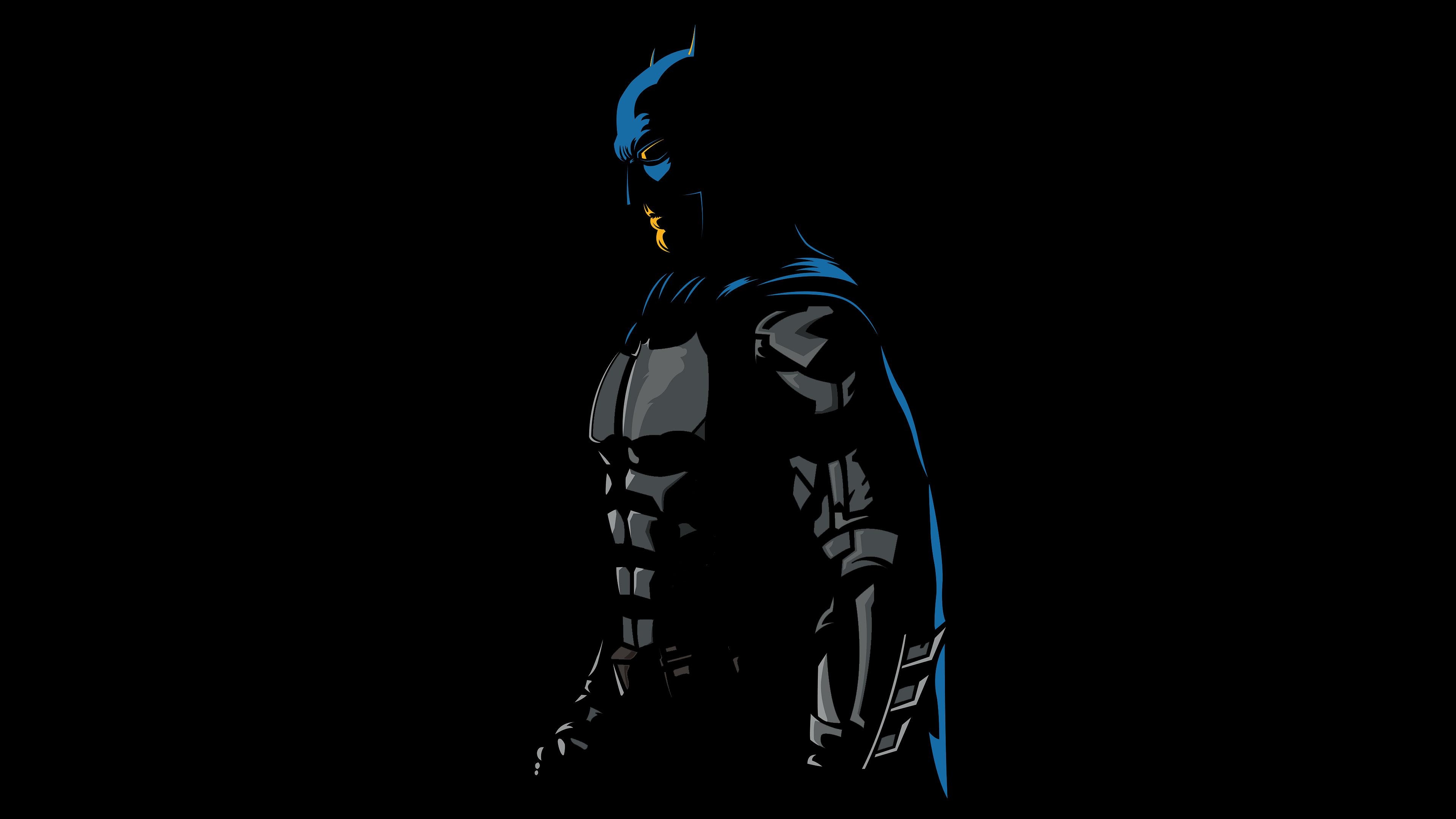 3840x2160 Batman 4k Minimalism Artwork 1600x900 Resolution HD 4k, Desktop