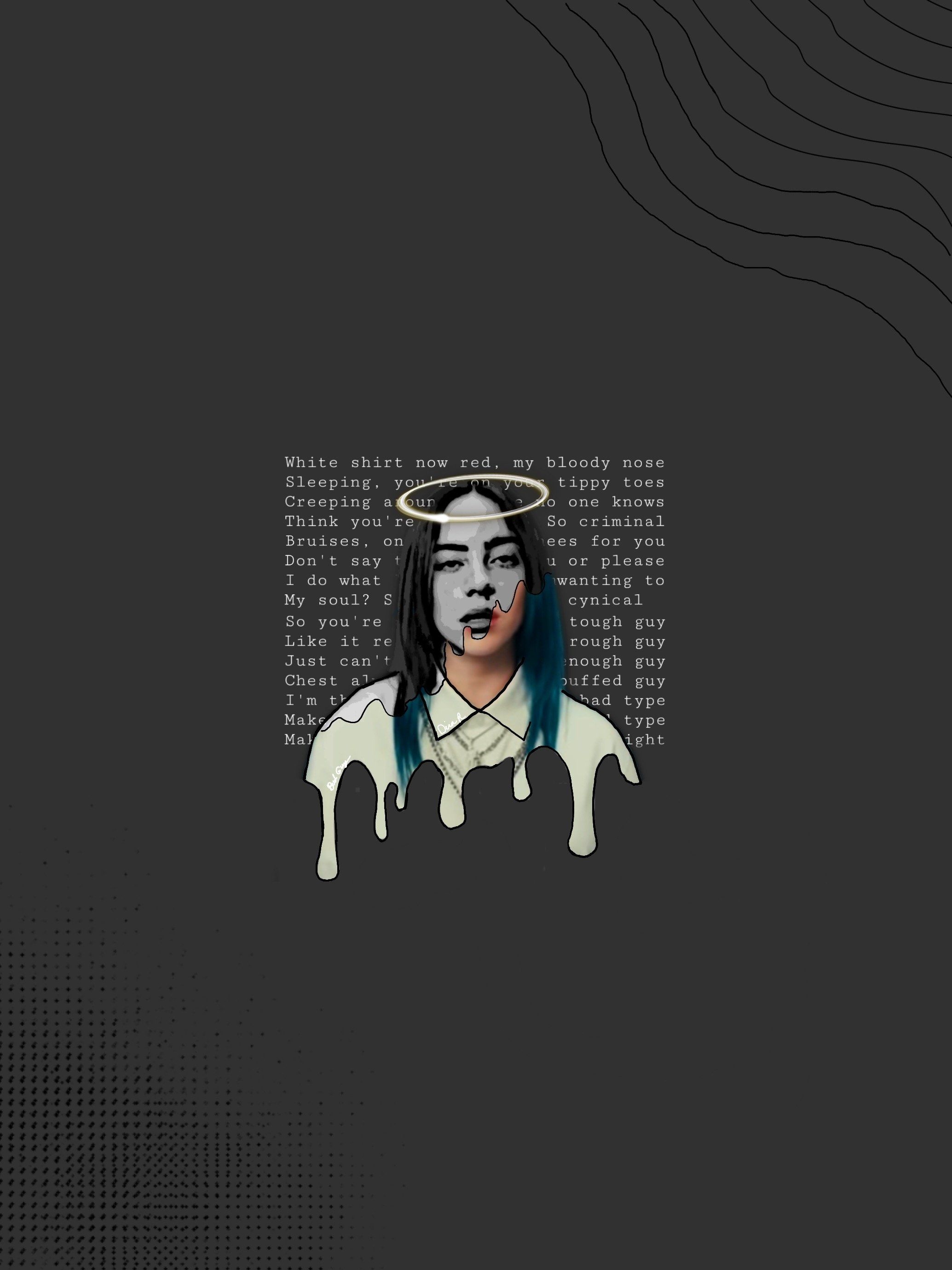 2070x2760 Billie Eilish Bad Guy Wallpaper HD, Phone