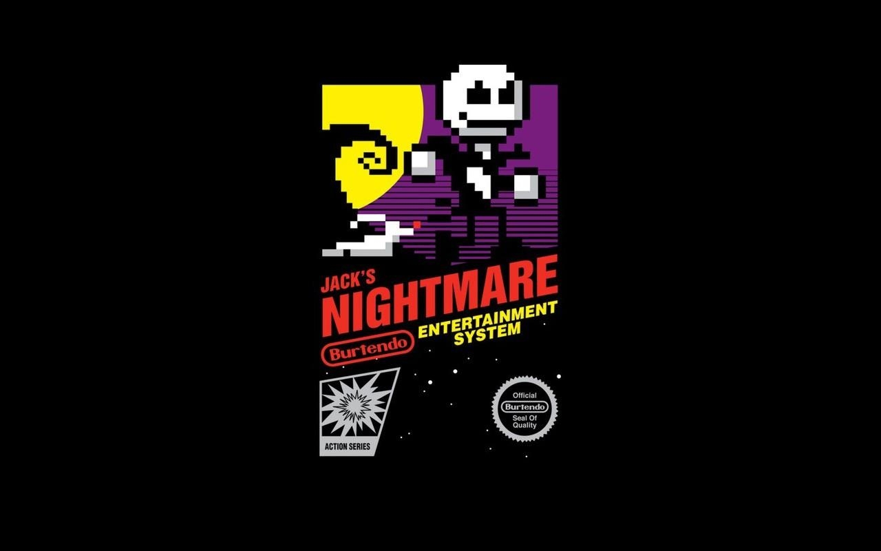 1280x800 Nightmare Before Christmas Retro Games Nes Game Wallpaper, Desktop