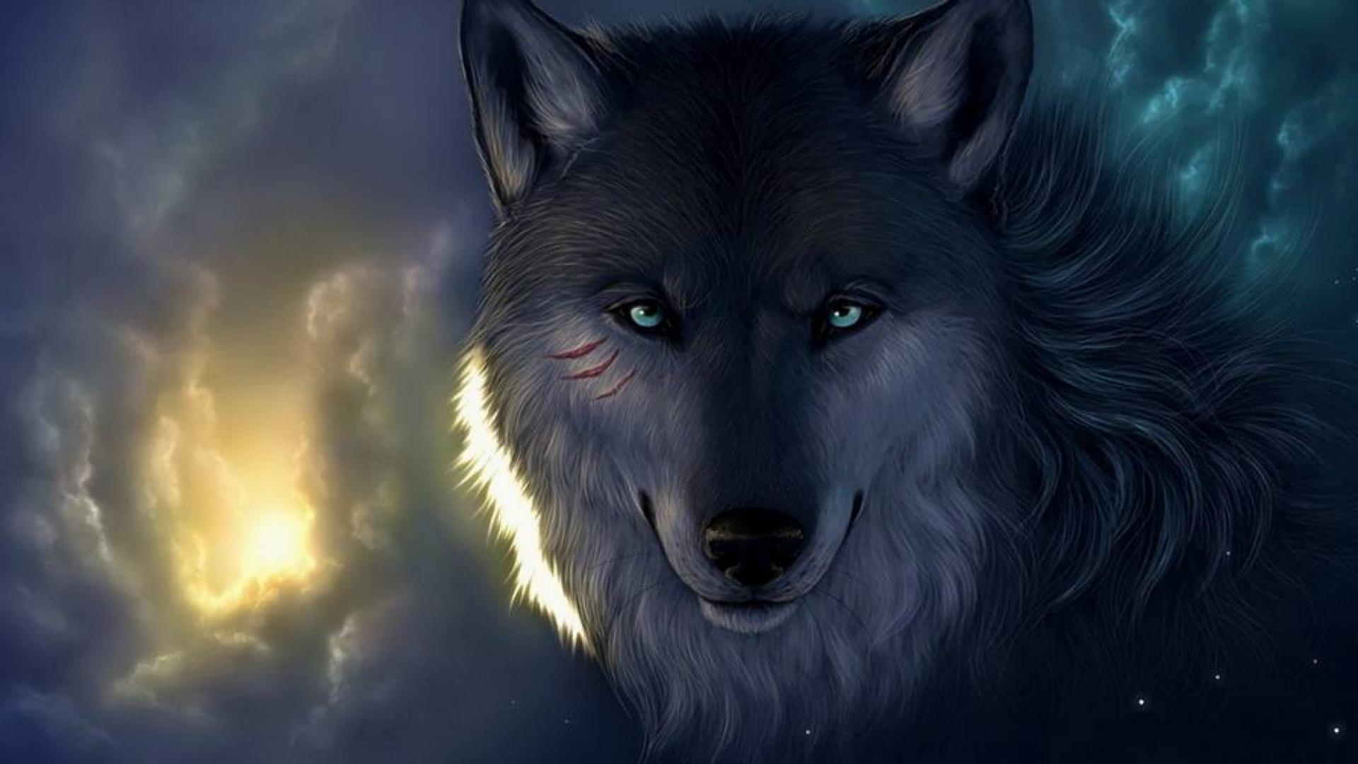 1920x1080 Fantasy Wolf Wallpaper and Background Image, Desktop