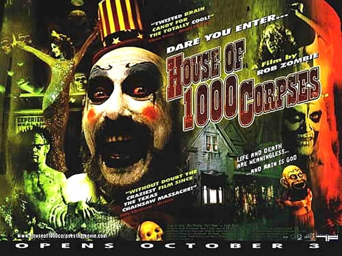 1100x830 HOUSE OF 1000 CORPSES And Gore B Movie Posters, Desktop