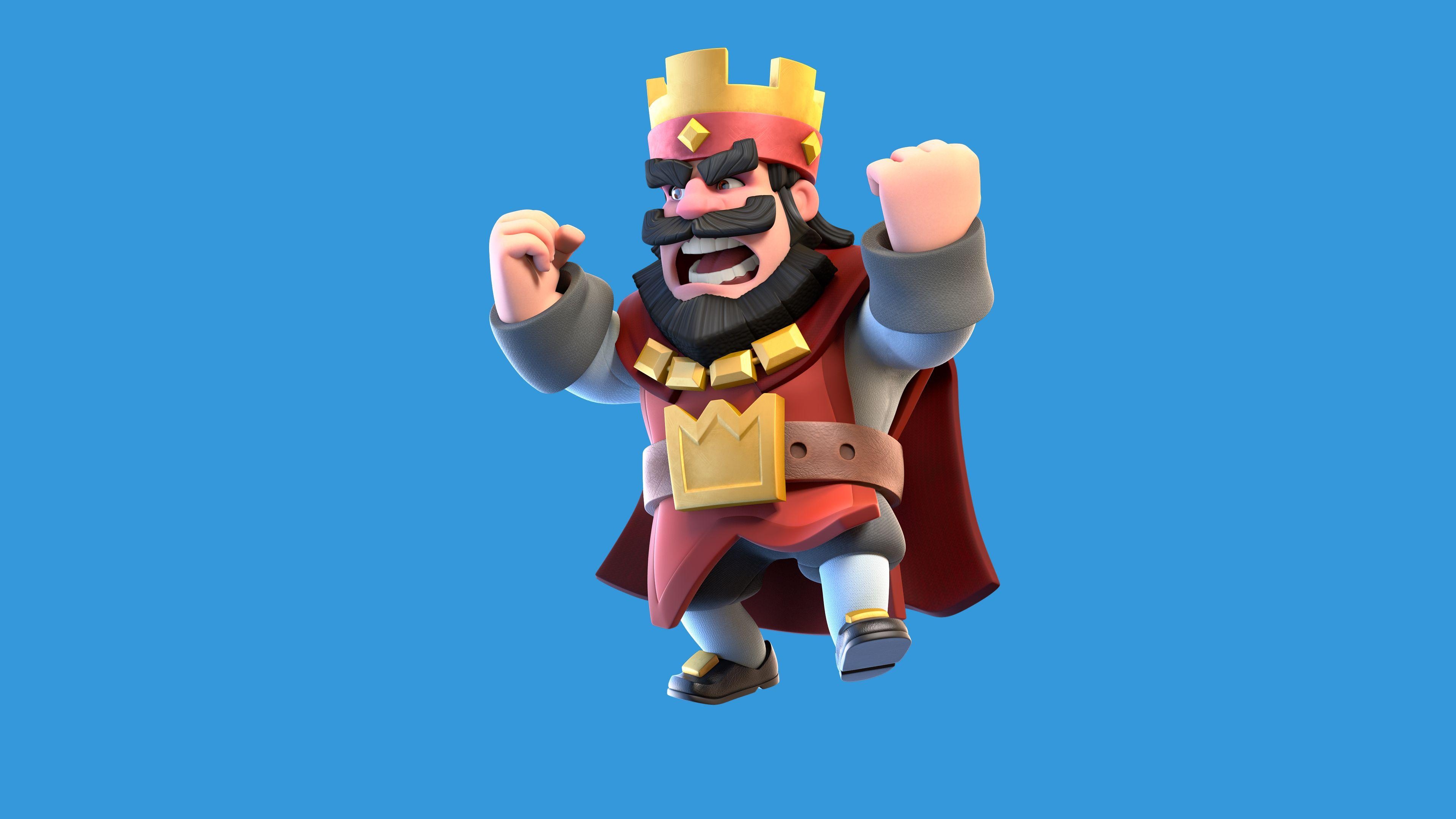 3840x2160 Clash Royale Red King Wallpaper. Games HD Wallpaper, Desktop