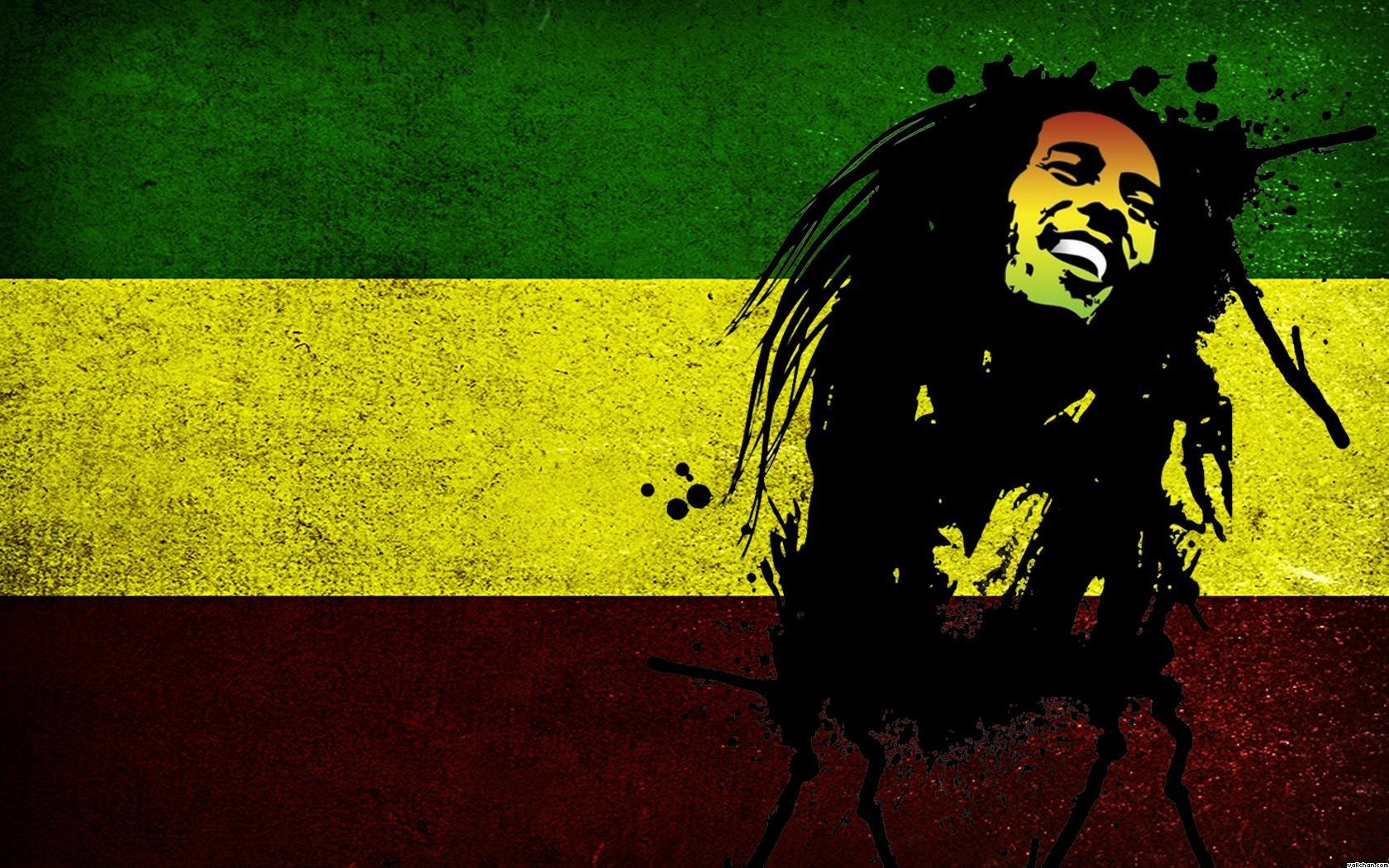 1680x1050 Bob Marley Red Yellow Green wallpaper, Desktop