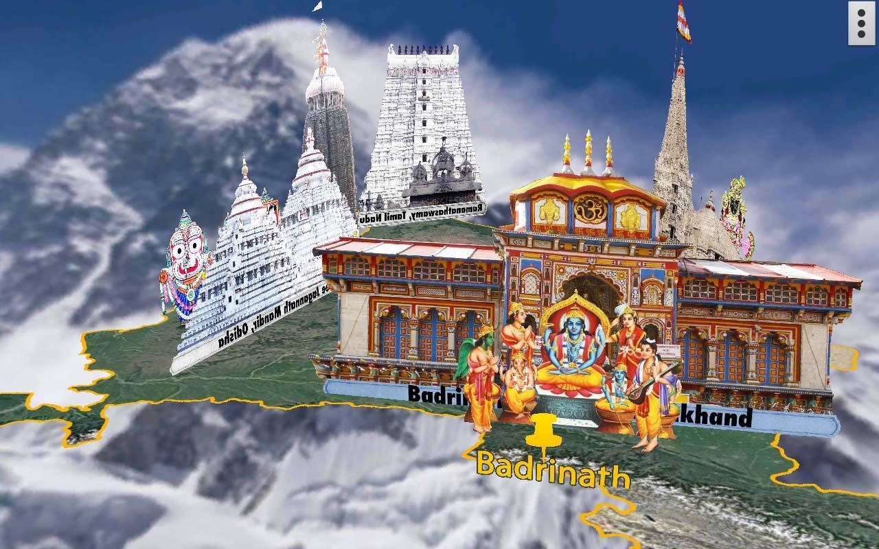 1280x800 4D Char Dham Live Wallpaper for Android, Desktop