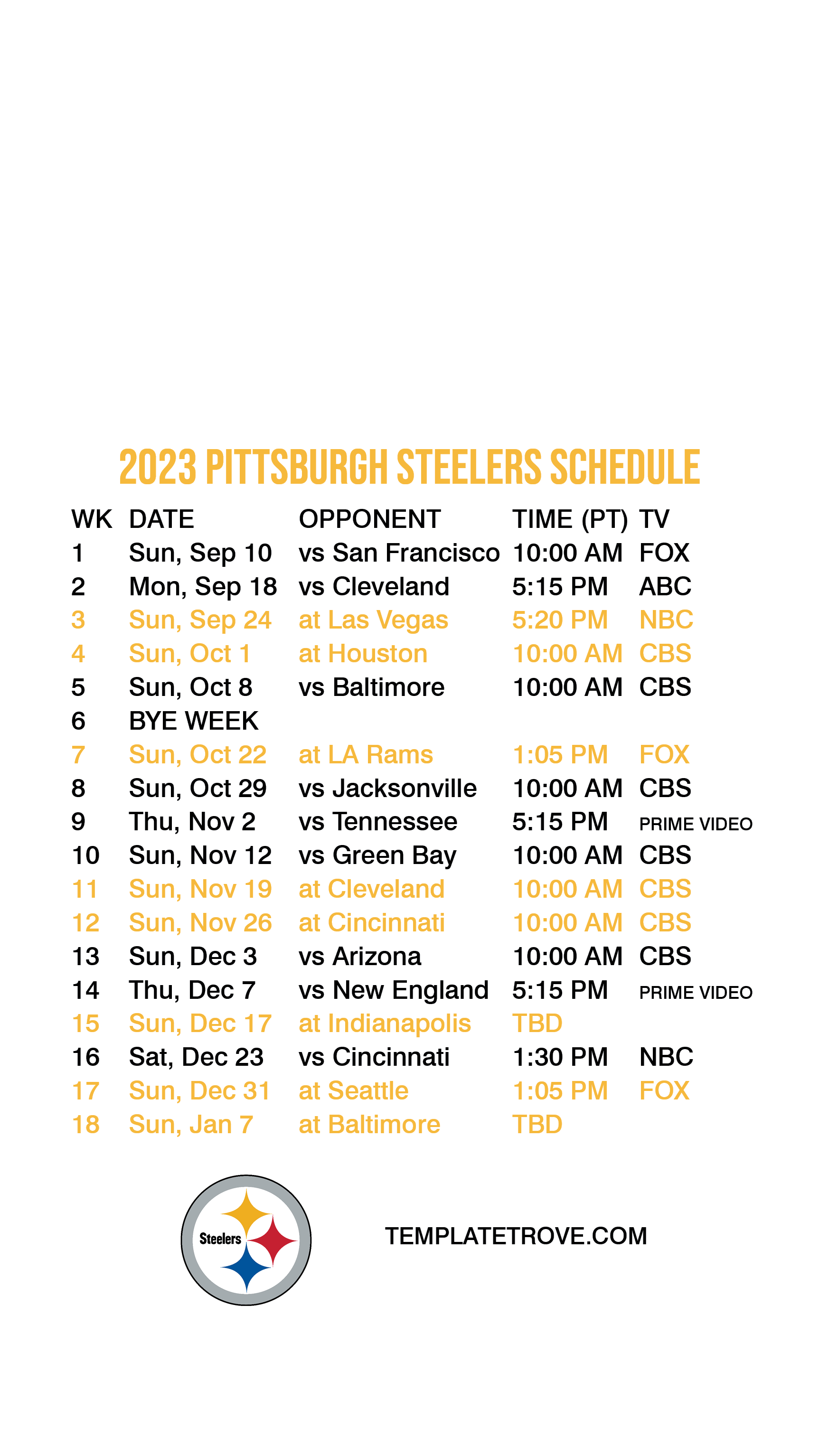 1730x3070 2023 2024 Pittsburgh Steelers Lock Screen Schedule For IPhone 6 7 8 Plus, Phone