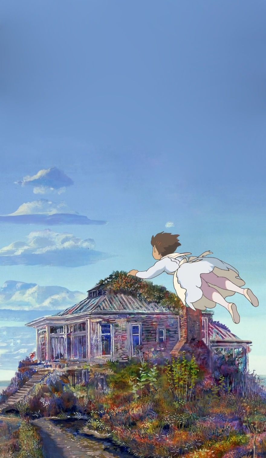 880x1520 Studio Ghibli Themed Wallpaper For Smartphones, Phone