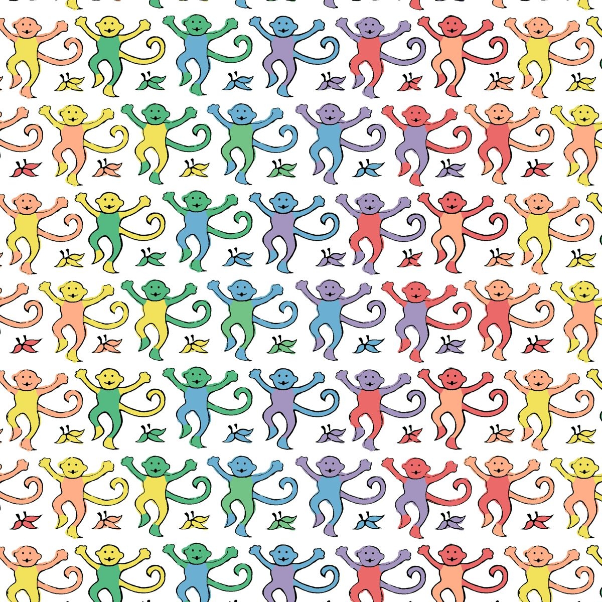 1200x1200 Roller Rabbit Rainbow Wallpaper, Phone