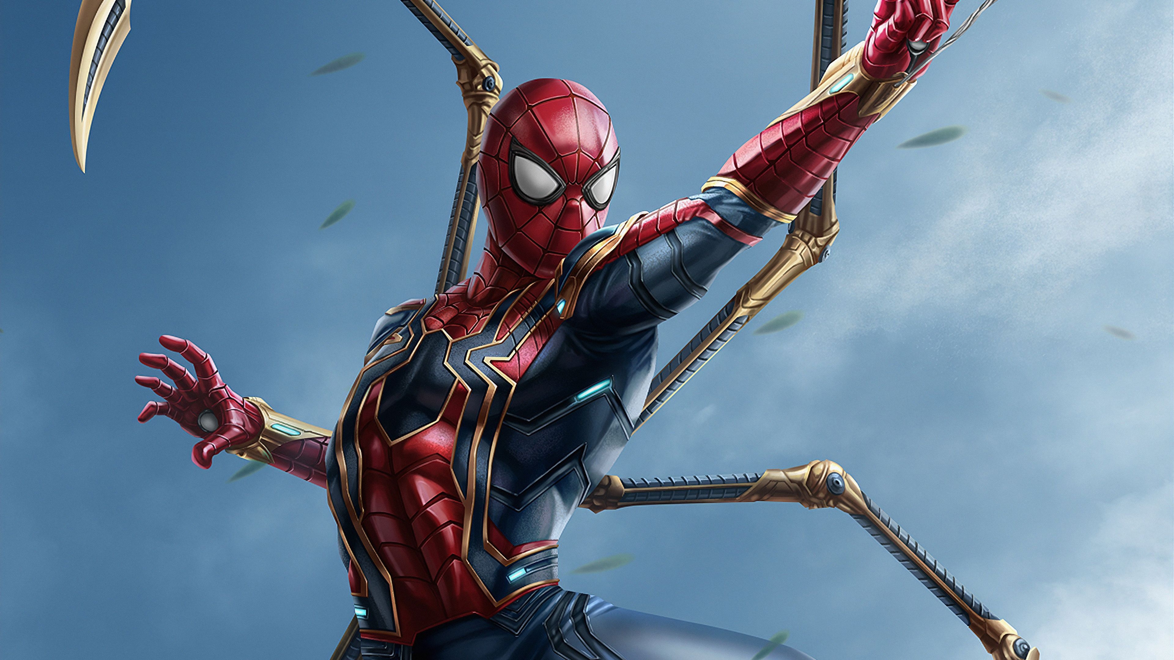 3840x2160 Wallpaper 4k Iron Spiderman New Suit 4k Wallpaper, Artist Wallpaper, Artwork Wallpaper, Digital Art Wallpaper, Hd Wallpaper, Spiderman Wallpaper, Superheroes Wallpaper, Desktop