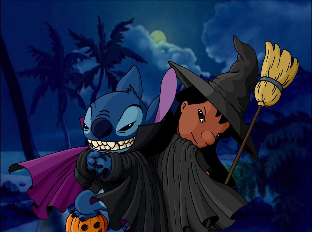 1310x970 Lilo and Stitch Halloween. Stitch disney, Stitch cartoon, Lilo and stitch, Desktop