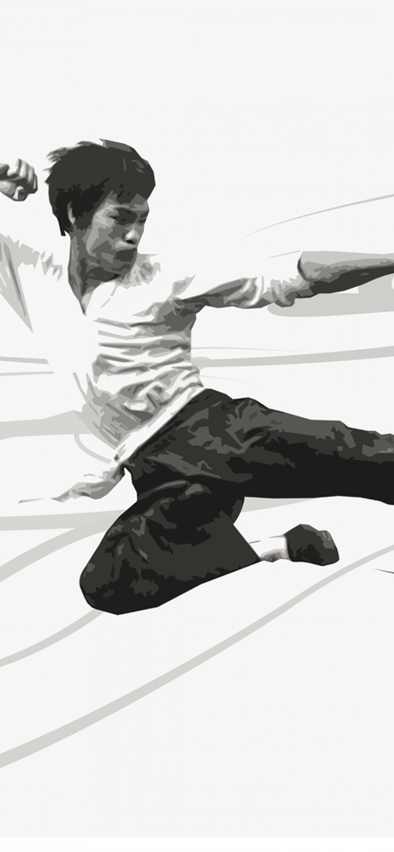 1290x2780 Bruce Lee Kung Fu Artwork Actor for Samsung Galaxy. iPhone Wallpaper Free Download, Phone