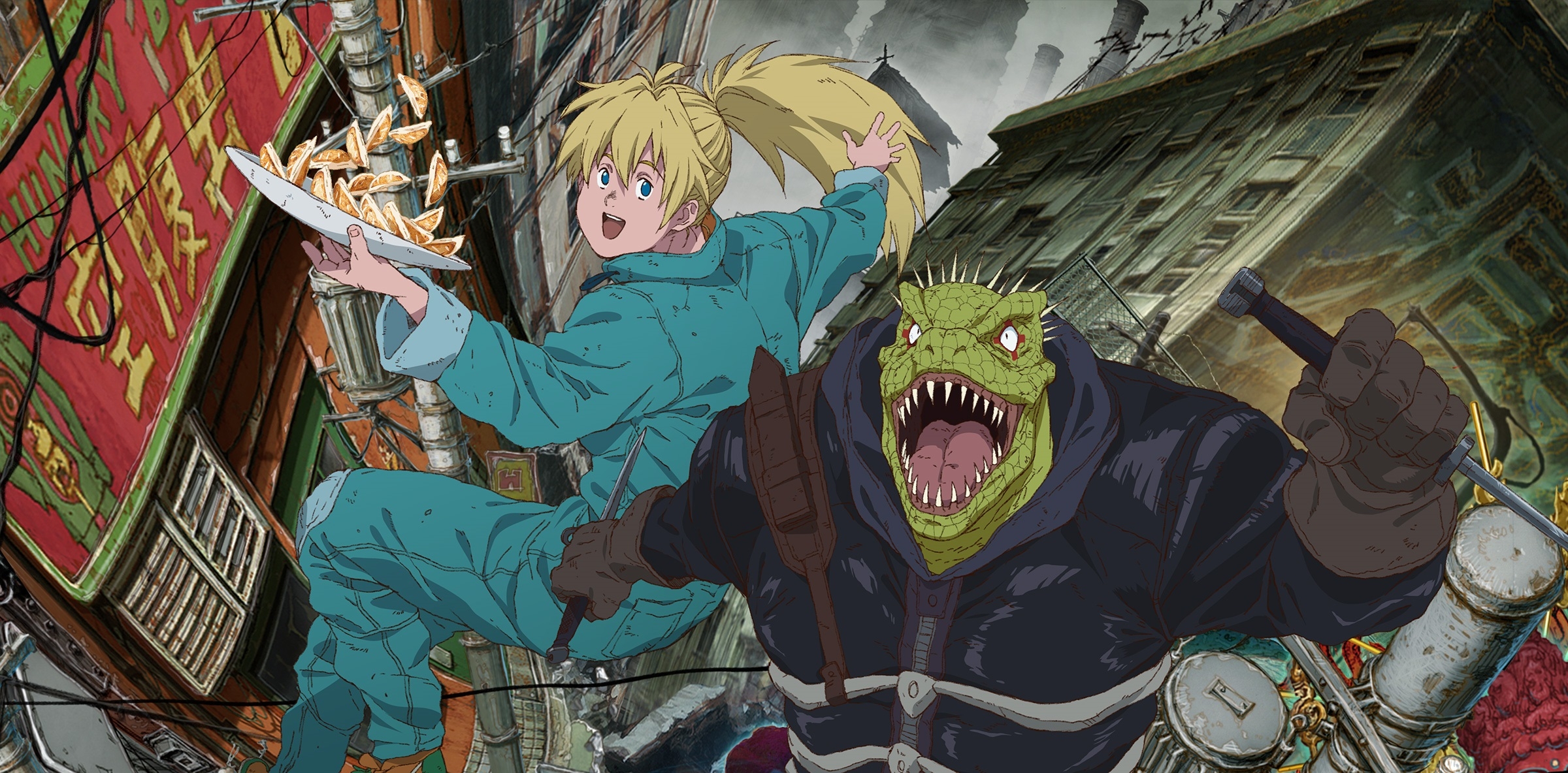 2400x1190 Nikaido (Dorohedoro) wallpaper for desktop, download free Nikaido ( Dorohedoro) picture and background for PC, Dual Screen