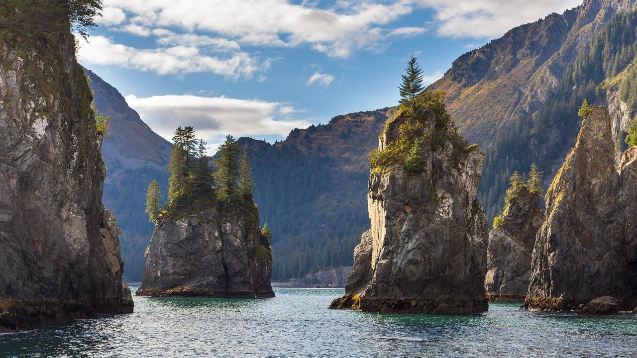 1280x720 America's 58 National Parks Fjords National Park, Alaska, Desktop