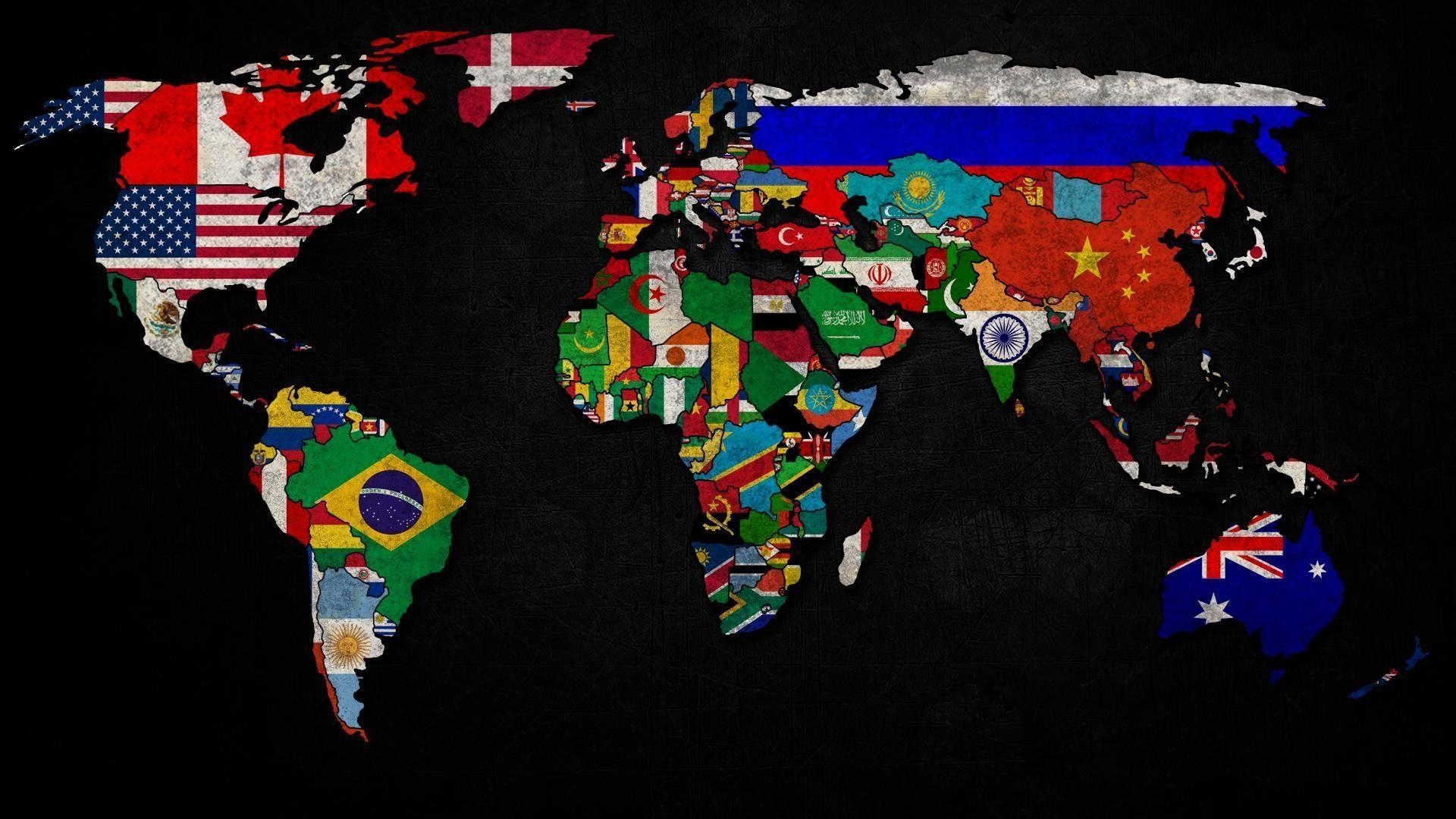 1920x1080 World Map HD Wallpaper and Background Image, Desktop