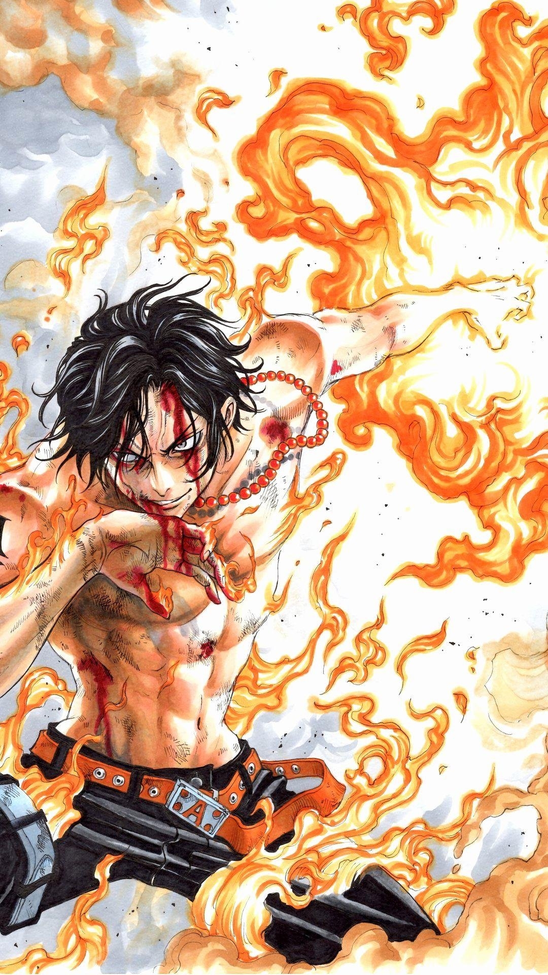 1080x1920 Portgas D Ace Piece Wallpaper Download, Phone