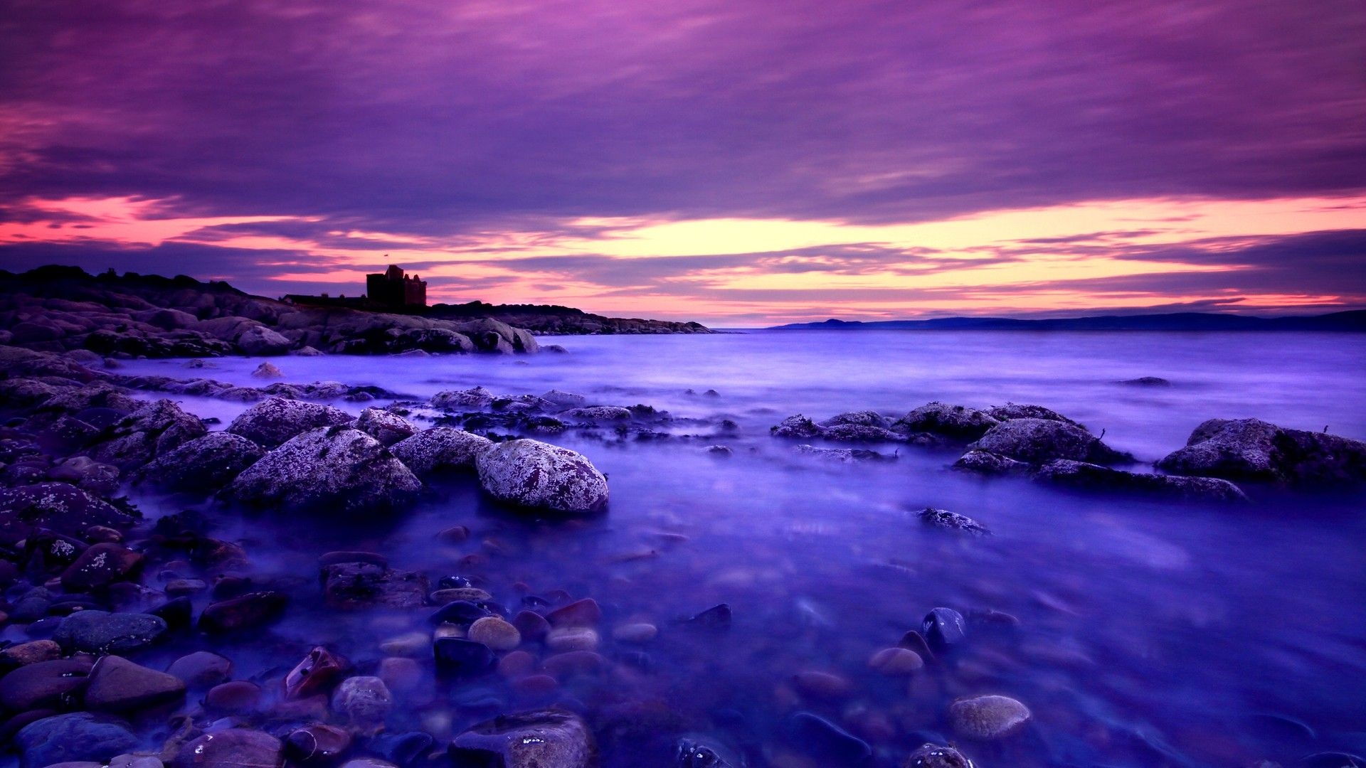 1920x1080 Purple Sunset Wallpaper: Image, Desktop