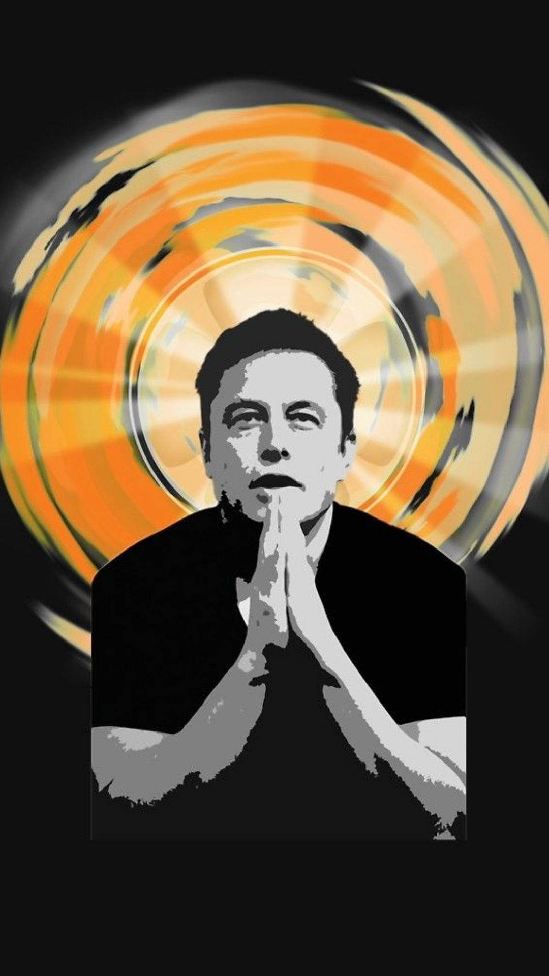 1080x1920 Download Caption: Visionary Innovator Musk Fan Art Wallpaper, Phone