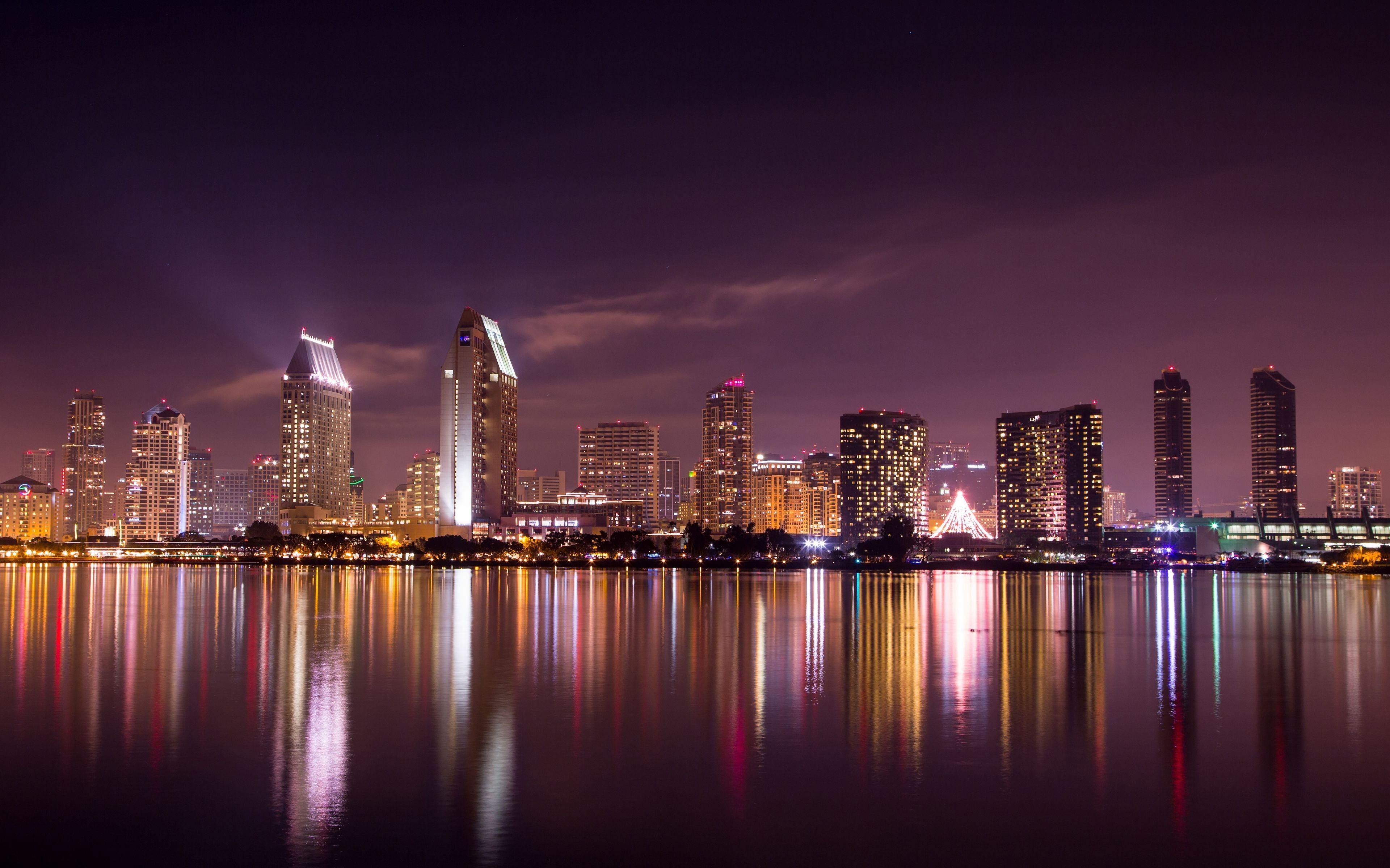 3840x2400 San Diego Skyline Wallpaper Free San Diego Skyline Background, Desktop