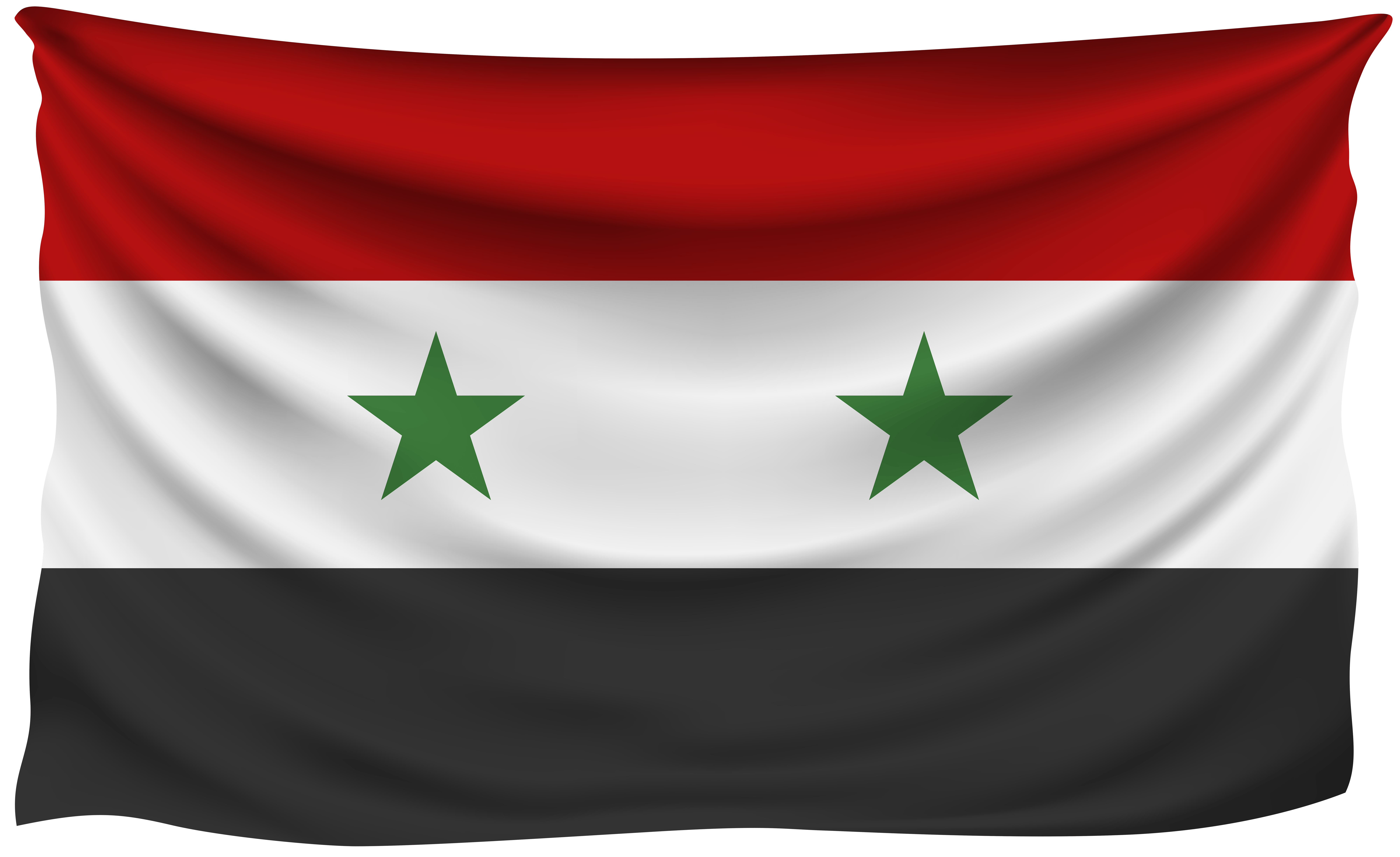 8000x4900 Syria Wrinkled Flag Quality Image, Desktop