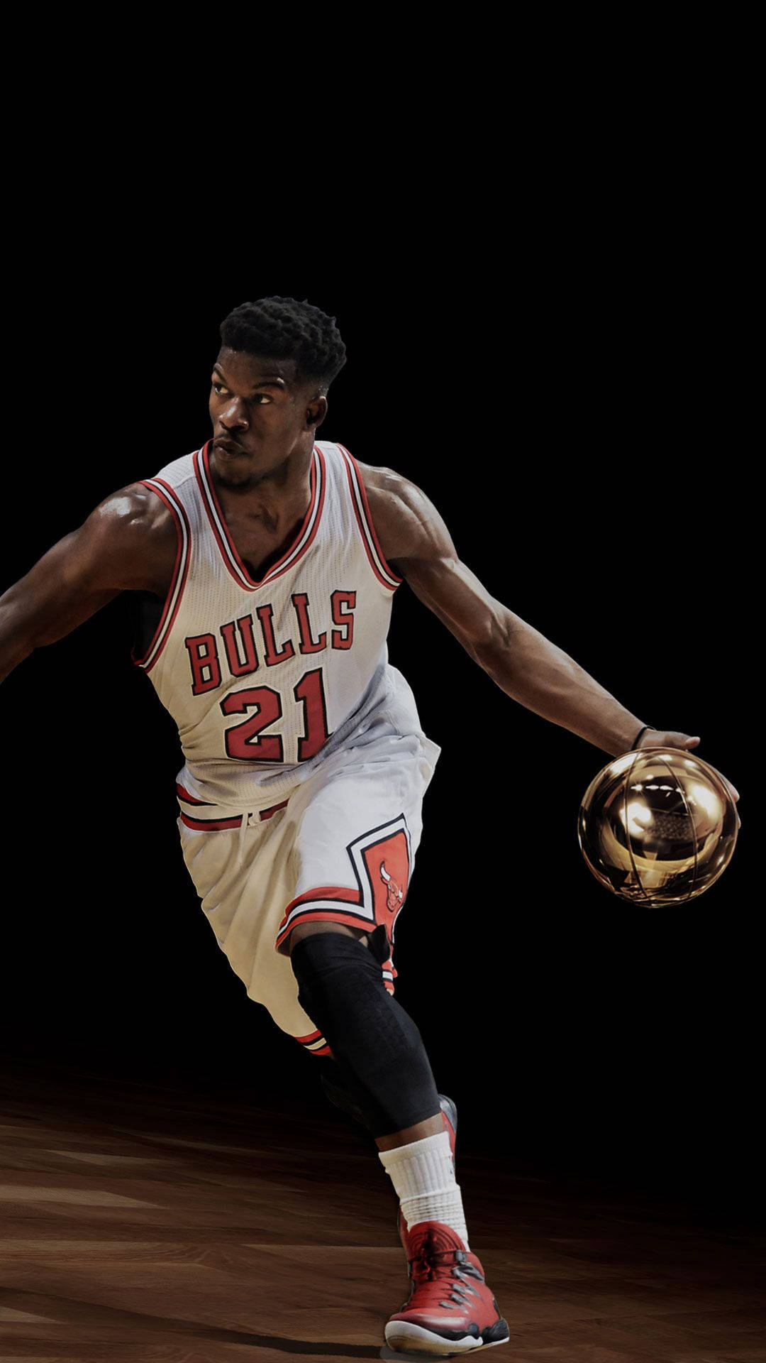 1080x1920 Jimmy Butler Golden Ball Wallpaper, Phone