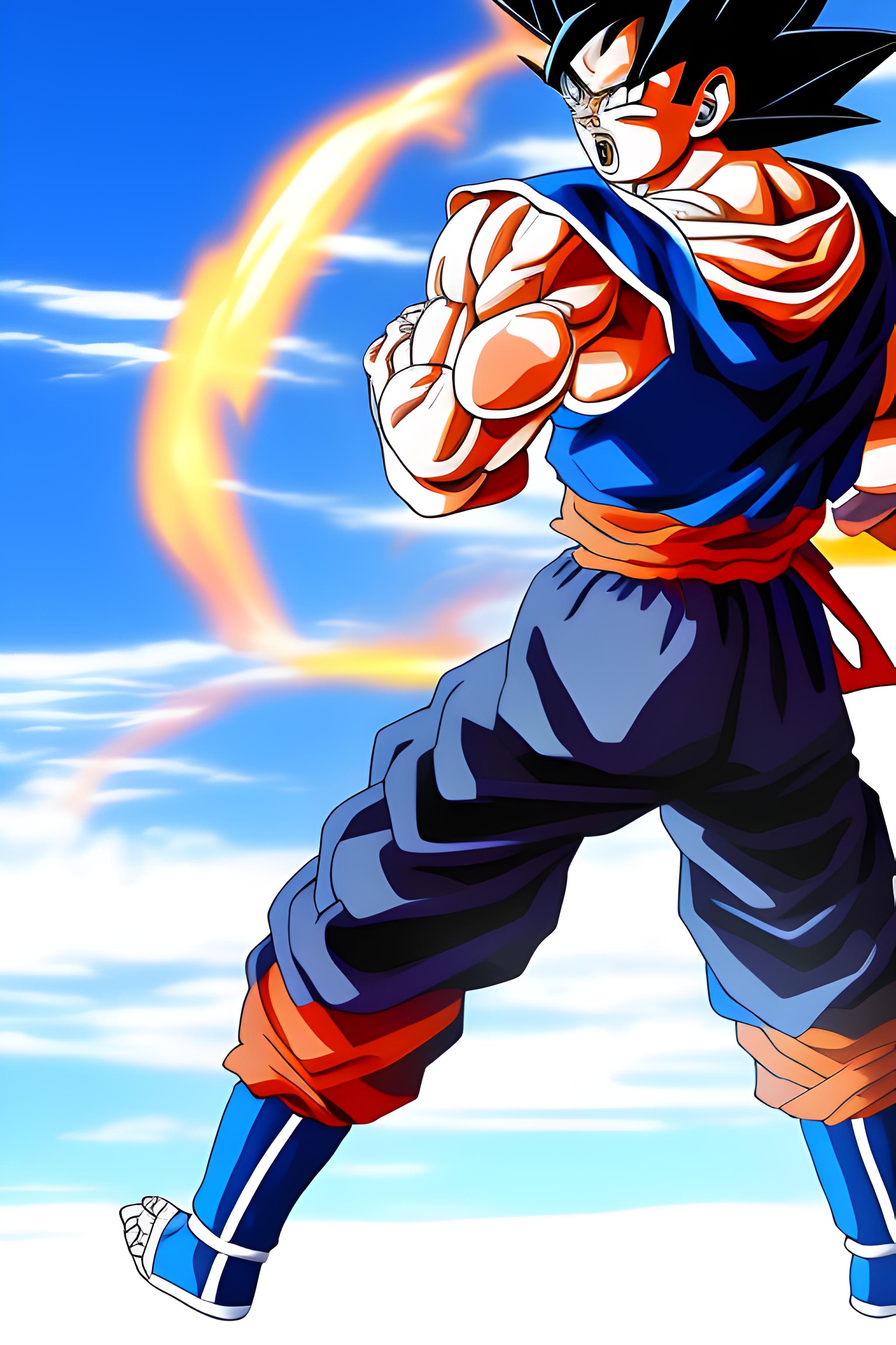 2050x3080 goku Training, Phone