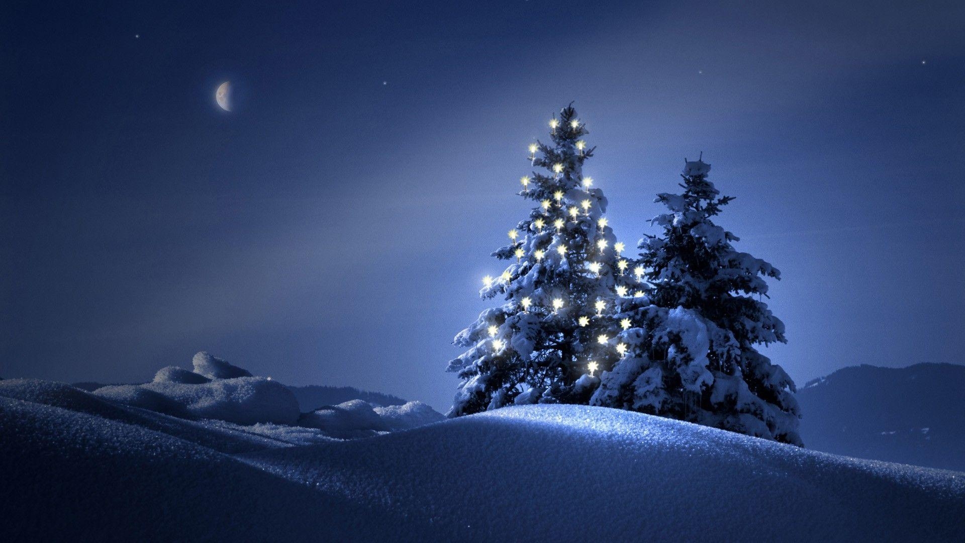 1920x1080 Christmas Night Wallpaper Free Christmas Night Background, Desktop