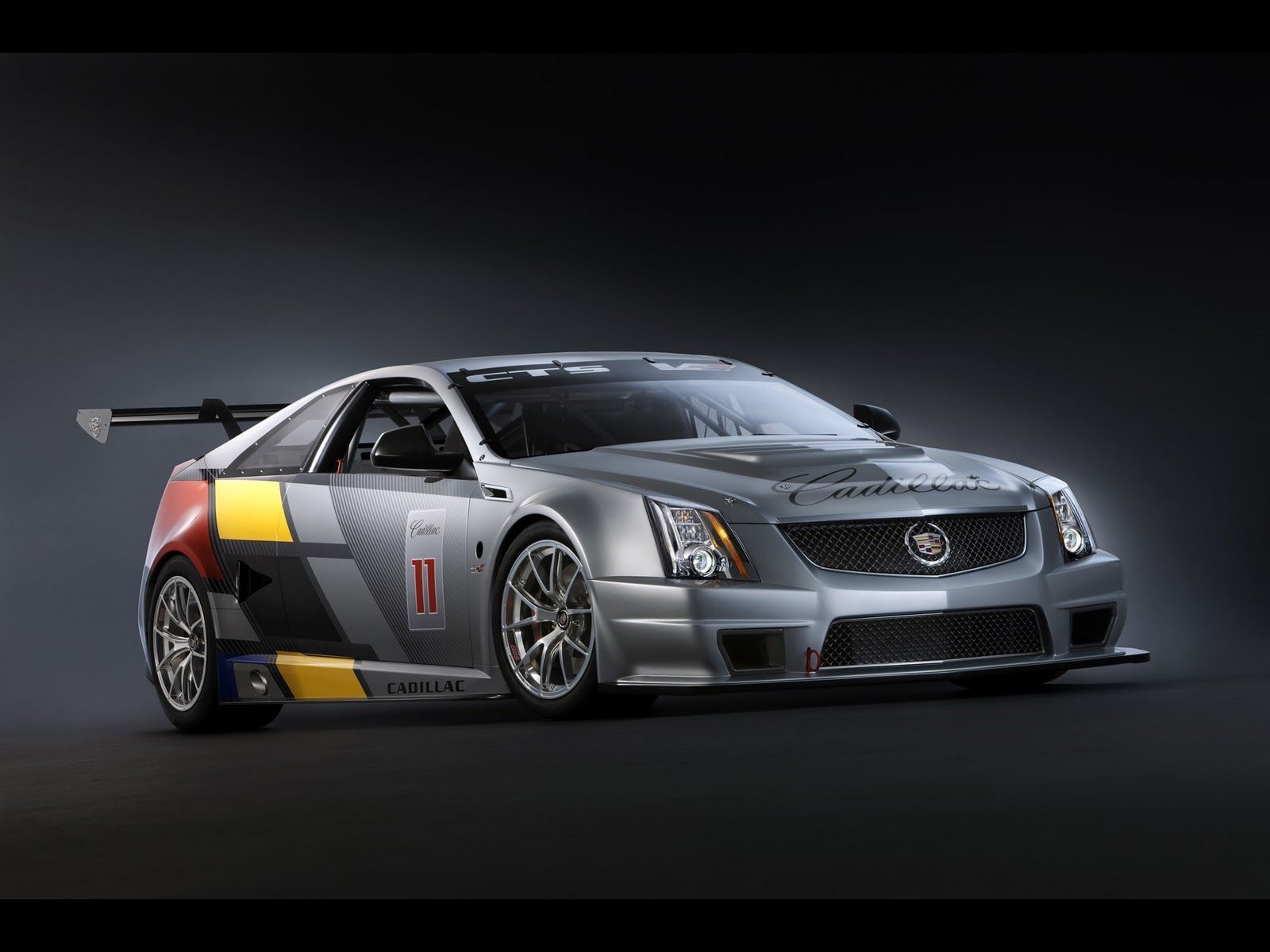 1600x1200 Cars HD Wallpaper: 2011 Cadillac CTS V Coupe Racecar, Desktop