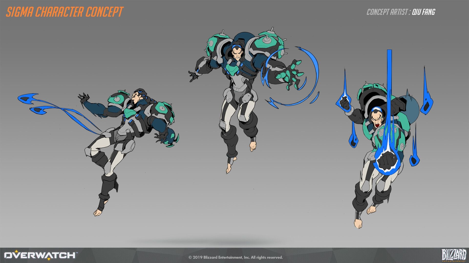 1920x1080 Overwatch: Sigma Character Concept, Qiu Fang, Desktop