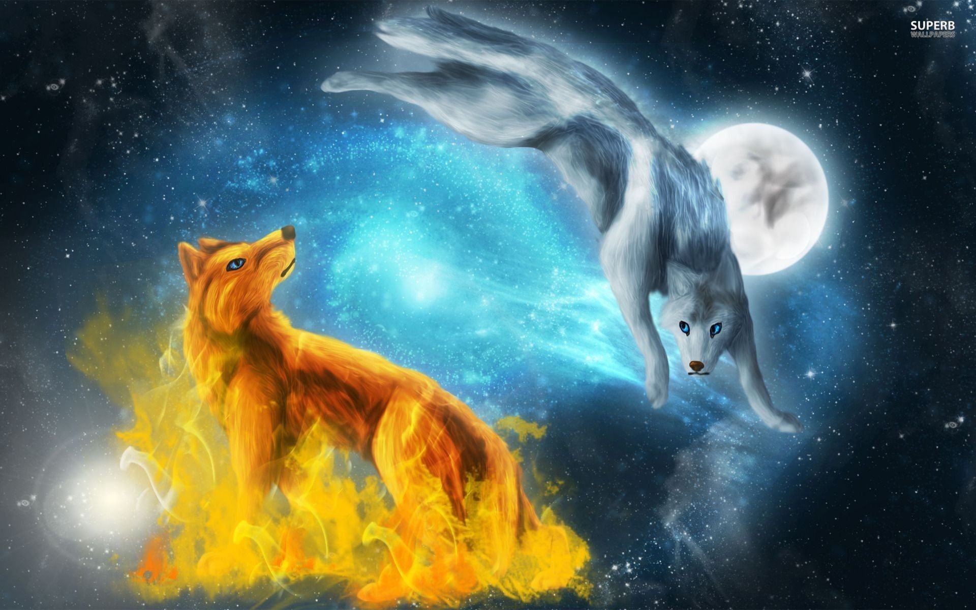 1920x1200 Background Christmas Wolf Wallpaper, Desktop