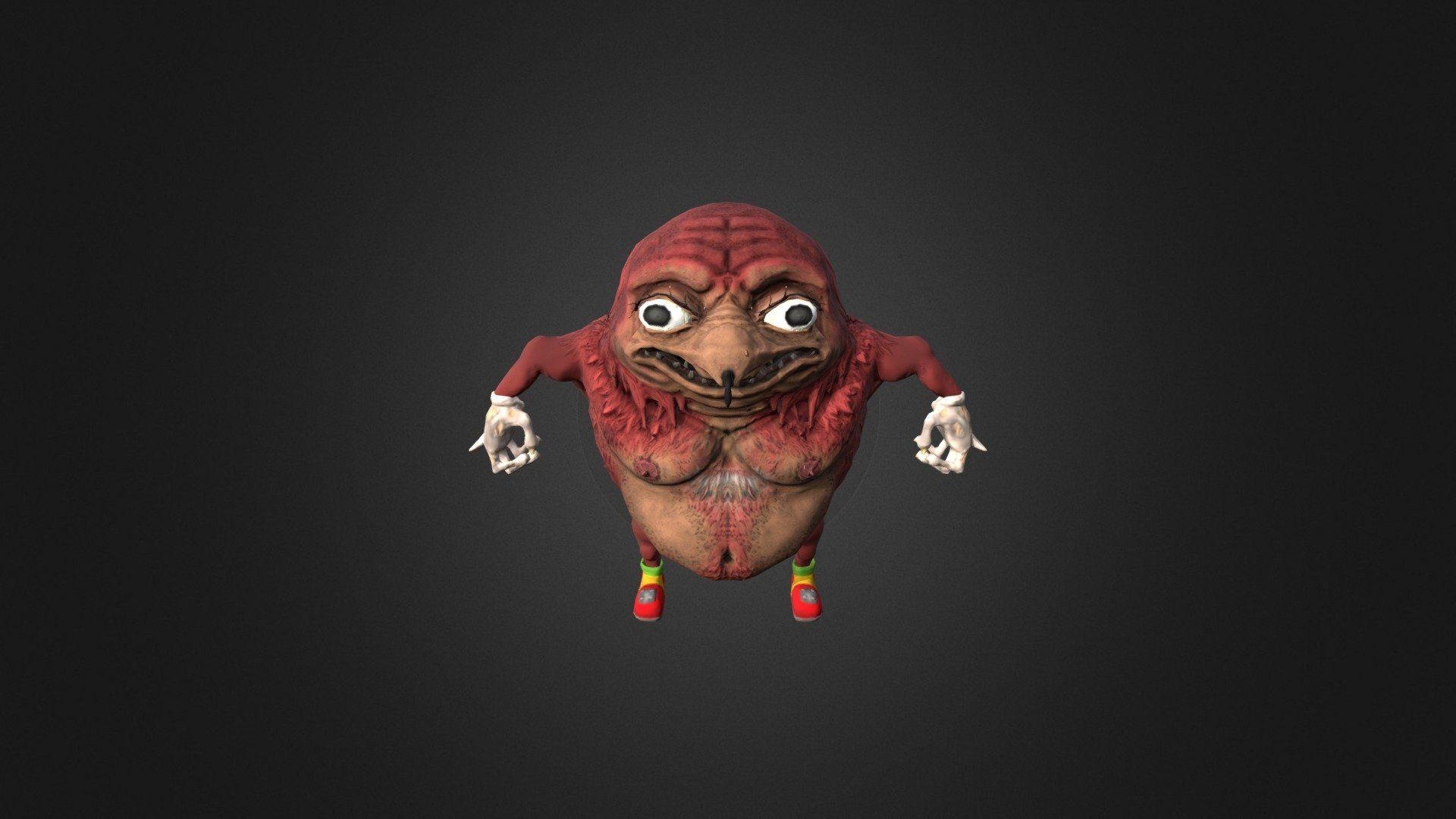 1920x1080 Ancient Ugandan Knuckles Free 3D model, Desktop