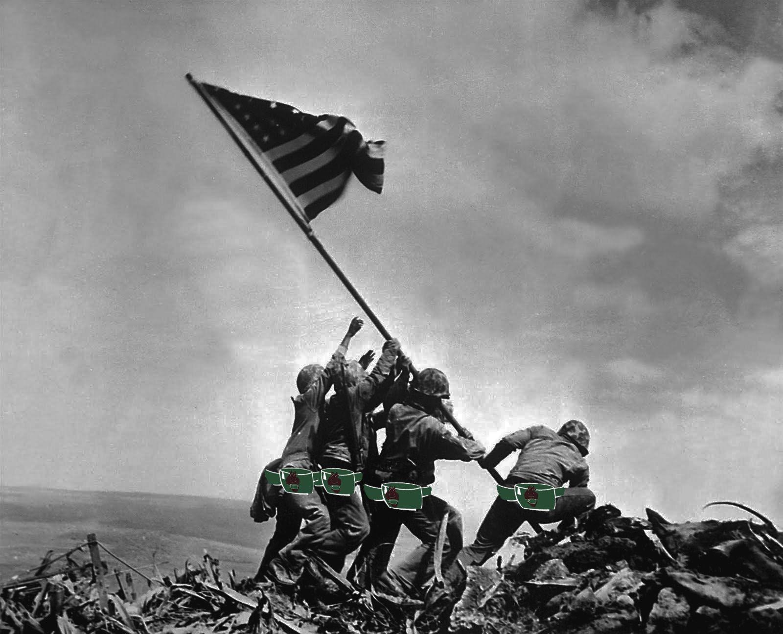 1600x1300 Raising the Flag Over Iwo Jima, 1600×1295 Raising the Flag on Iwo, Desktop