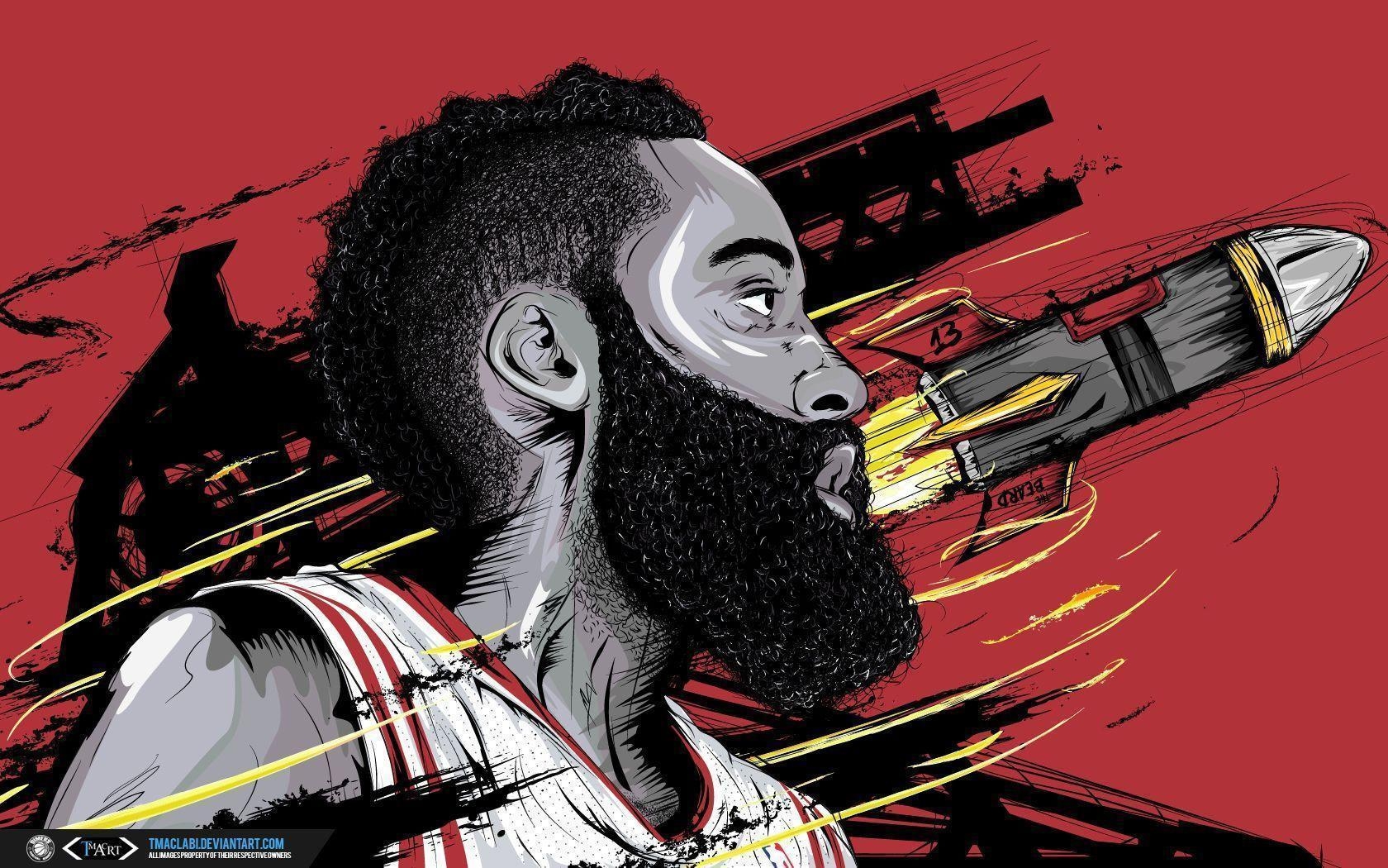 1680x1050 James Harden iPhone Wallpaper, Desktop