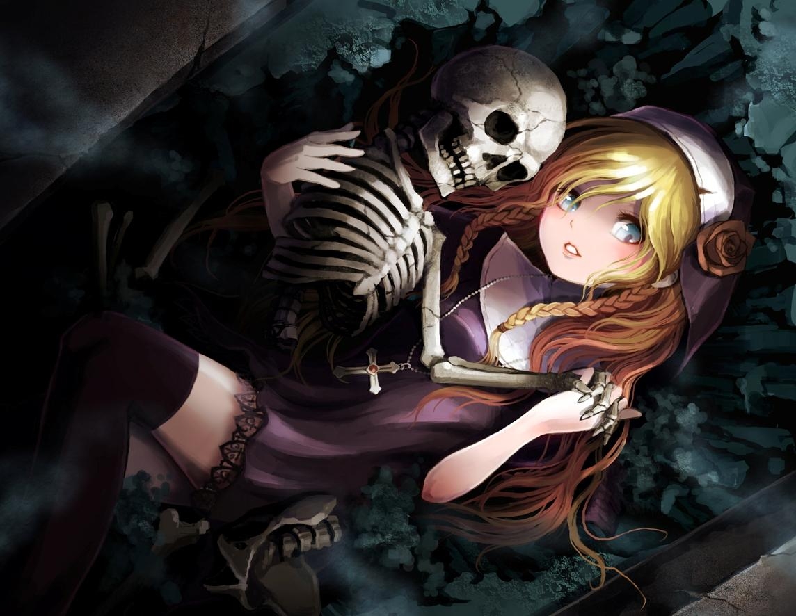 1150x890 image Of Creepy Scary Anime Girl Drawing, Desktop