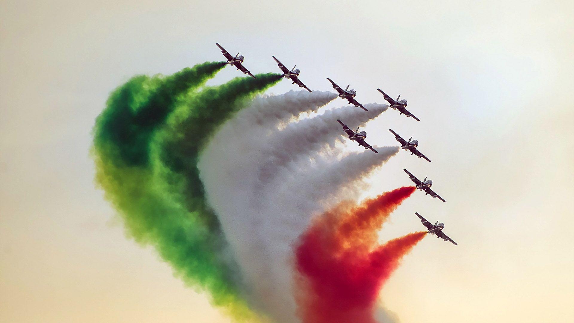 1920x1080 Indian Air Force Fighter Jets Air Show Flag Wallpaper, Desktop