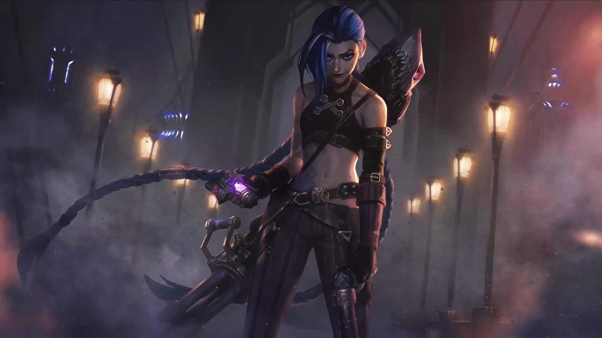 1920x1080 Arcane Jinx League Of Legends Live Wallpaper, Desktop